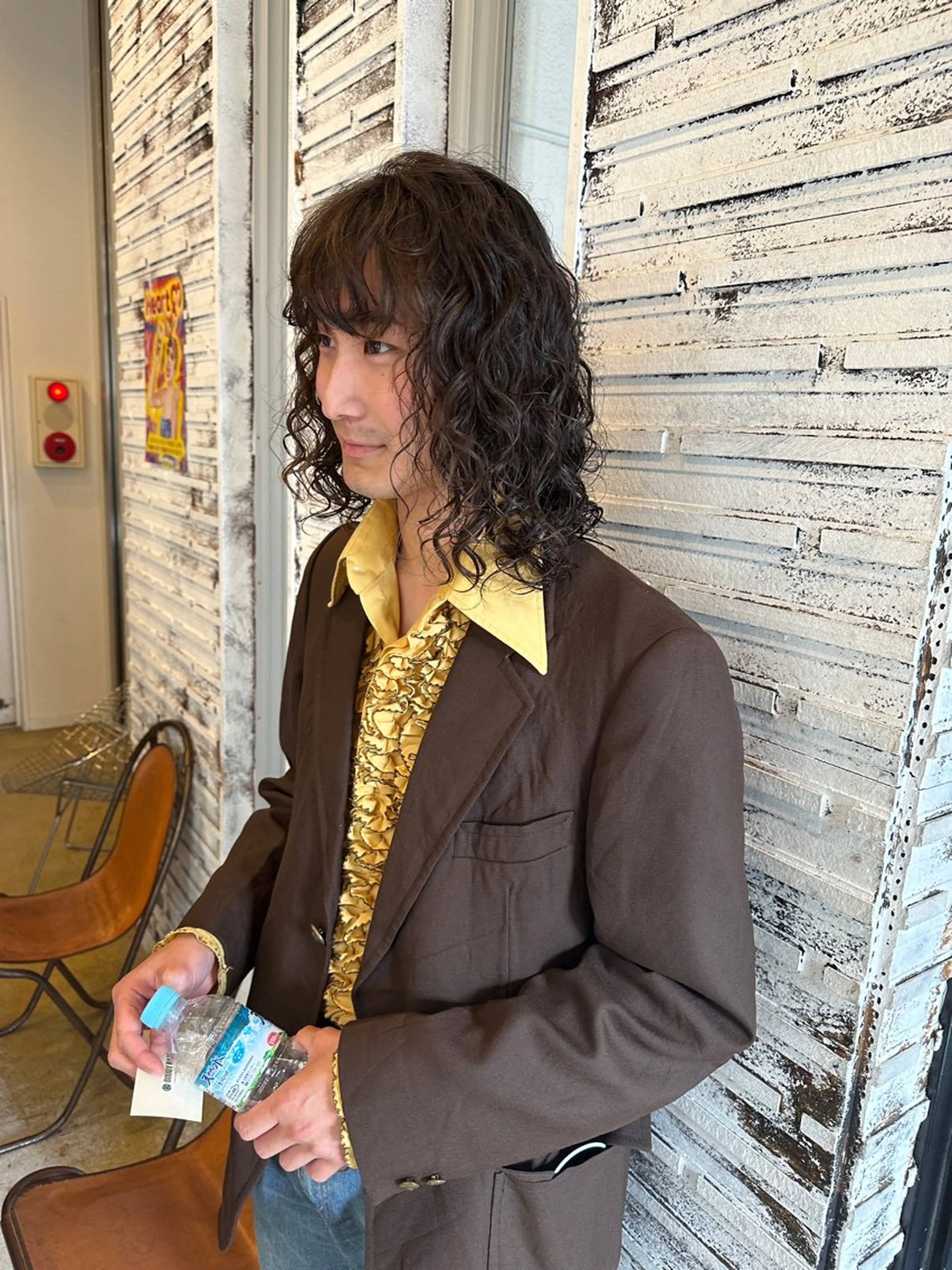 メンズ メンズパーマ 酒徳 唯斗のヘアスタイル