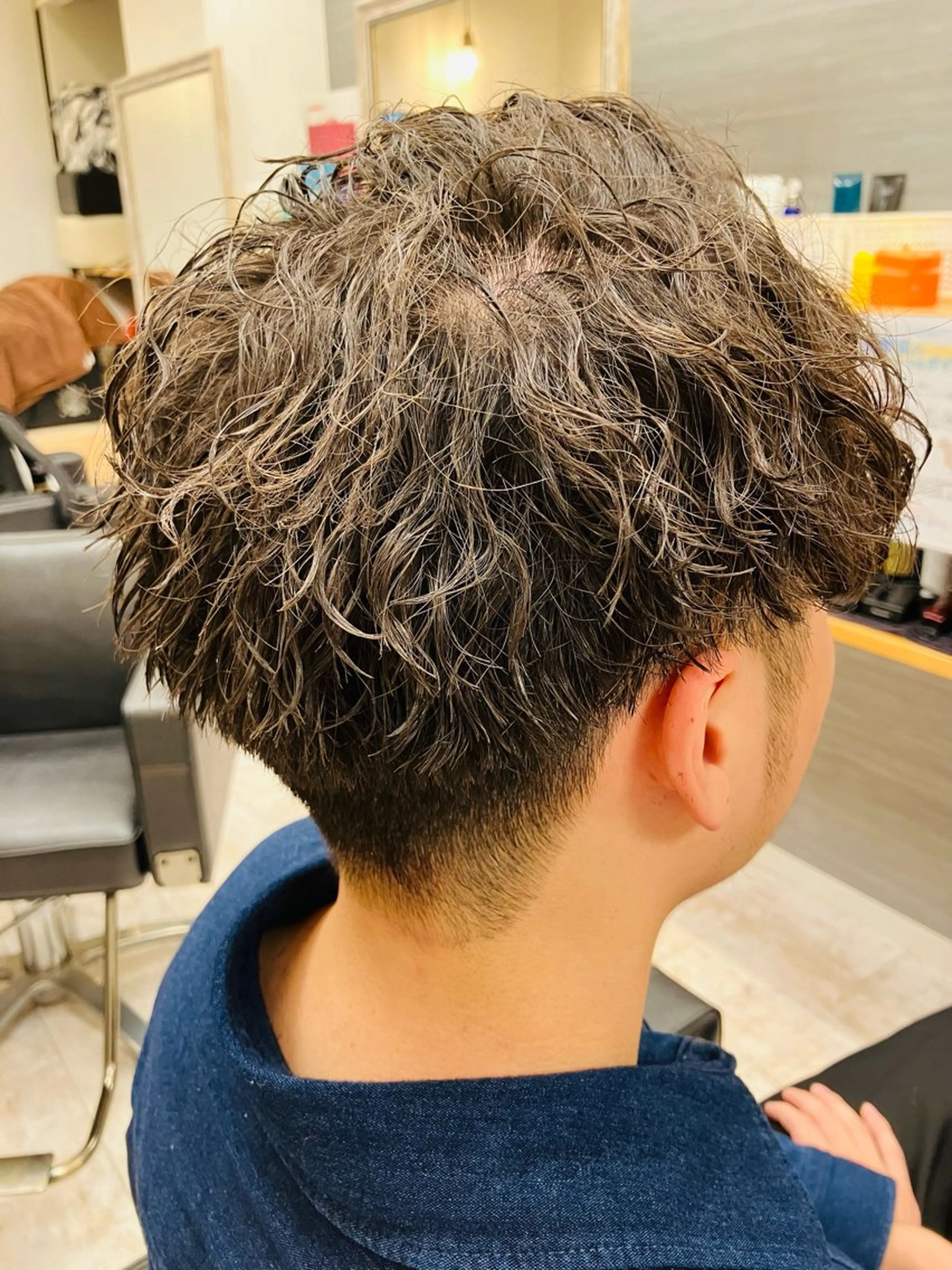 パーマ メンズ カット パーマ メンズ特化/パーマ/ フェードWATARUのヘアスタイル