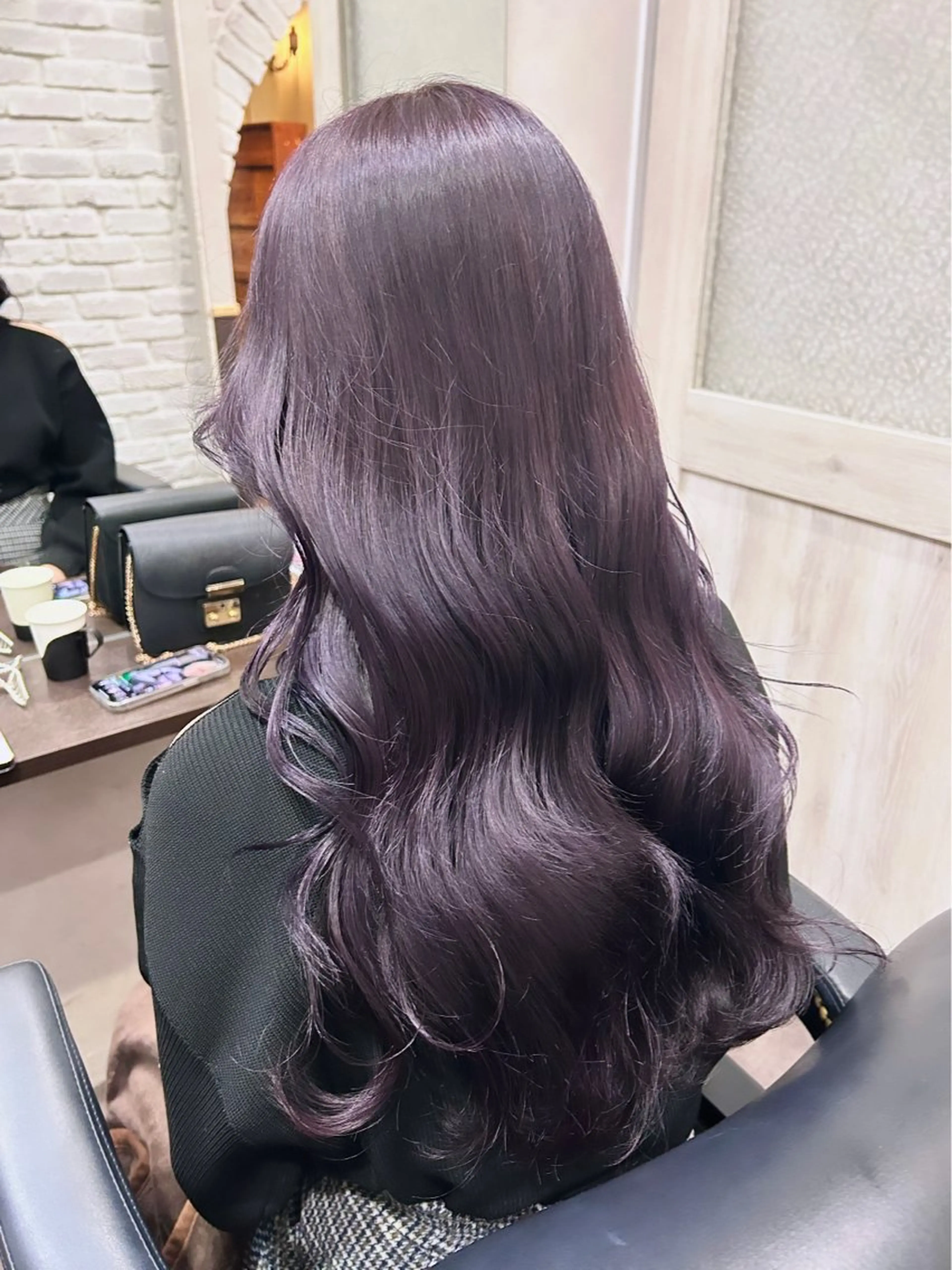 ロング カラー ヘアカラー トリートメント 🦄🩵YUNA 🩵🦄のヘアスタイル