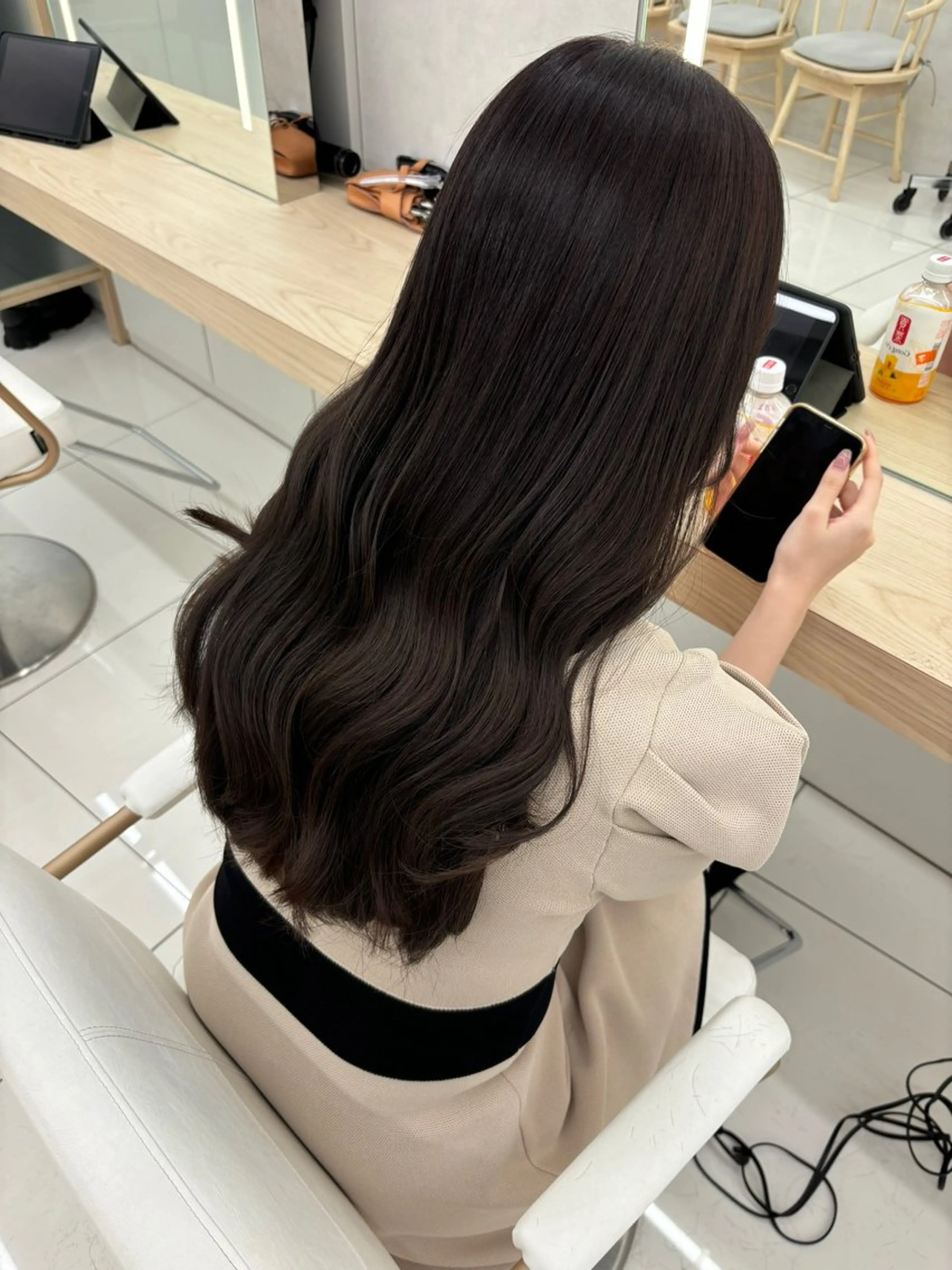 ロング ヘアカラー 韓国透明感カラー🌀 yuukiのヘアスタイル