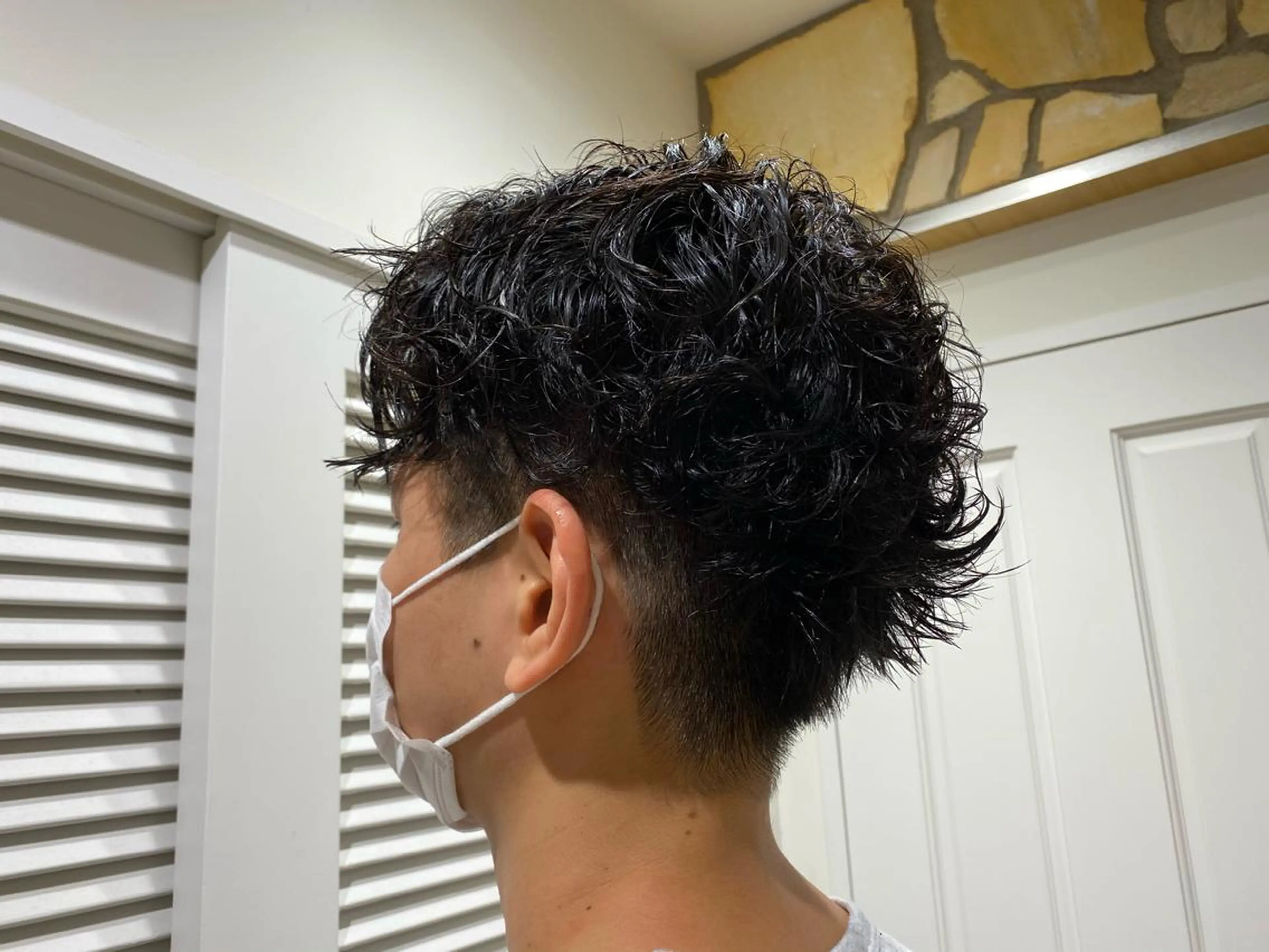 パーマ メンズ カット パーマ kawabe maikoのヘアスタイル