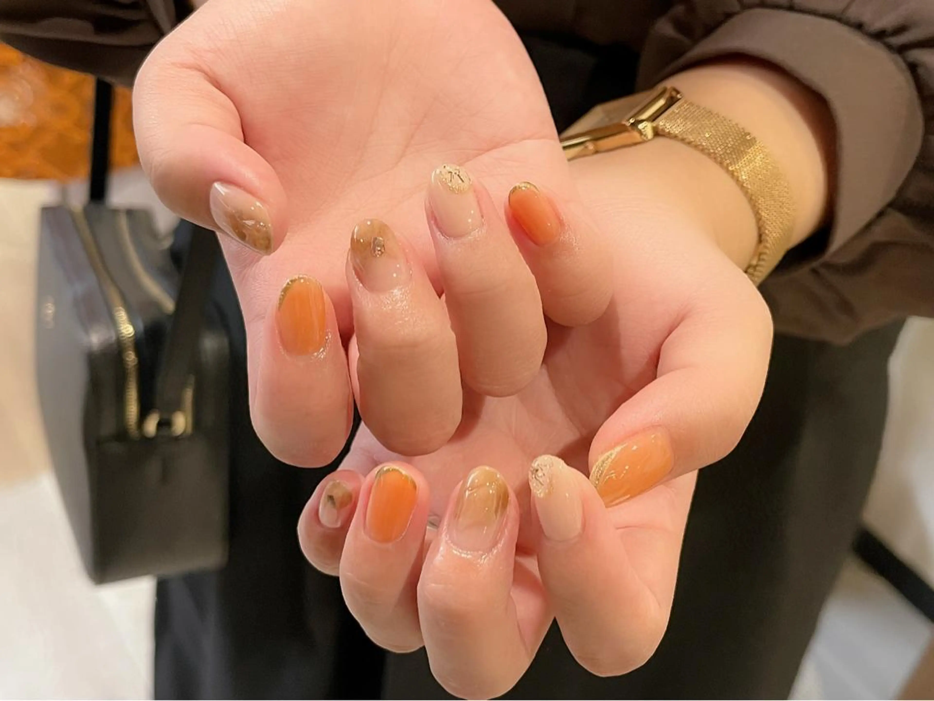 ネイル ハンドネイル Protea ❁⃘*.ﾟ清家 美穂のネイルデザイン