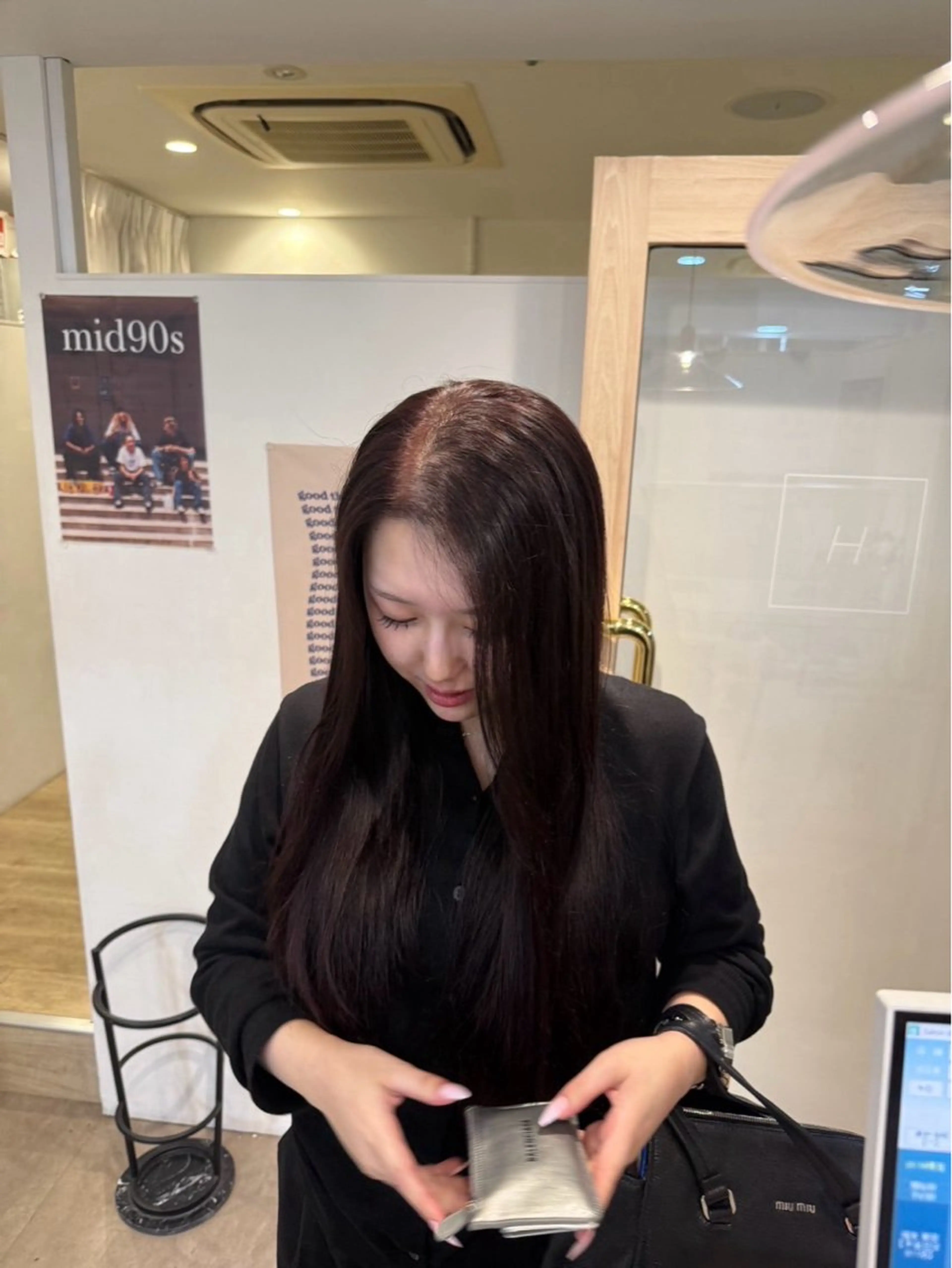 ブリーチなし Wcolor ＋ Aujua shampooの写真