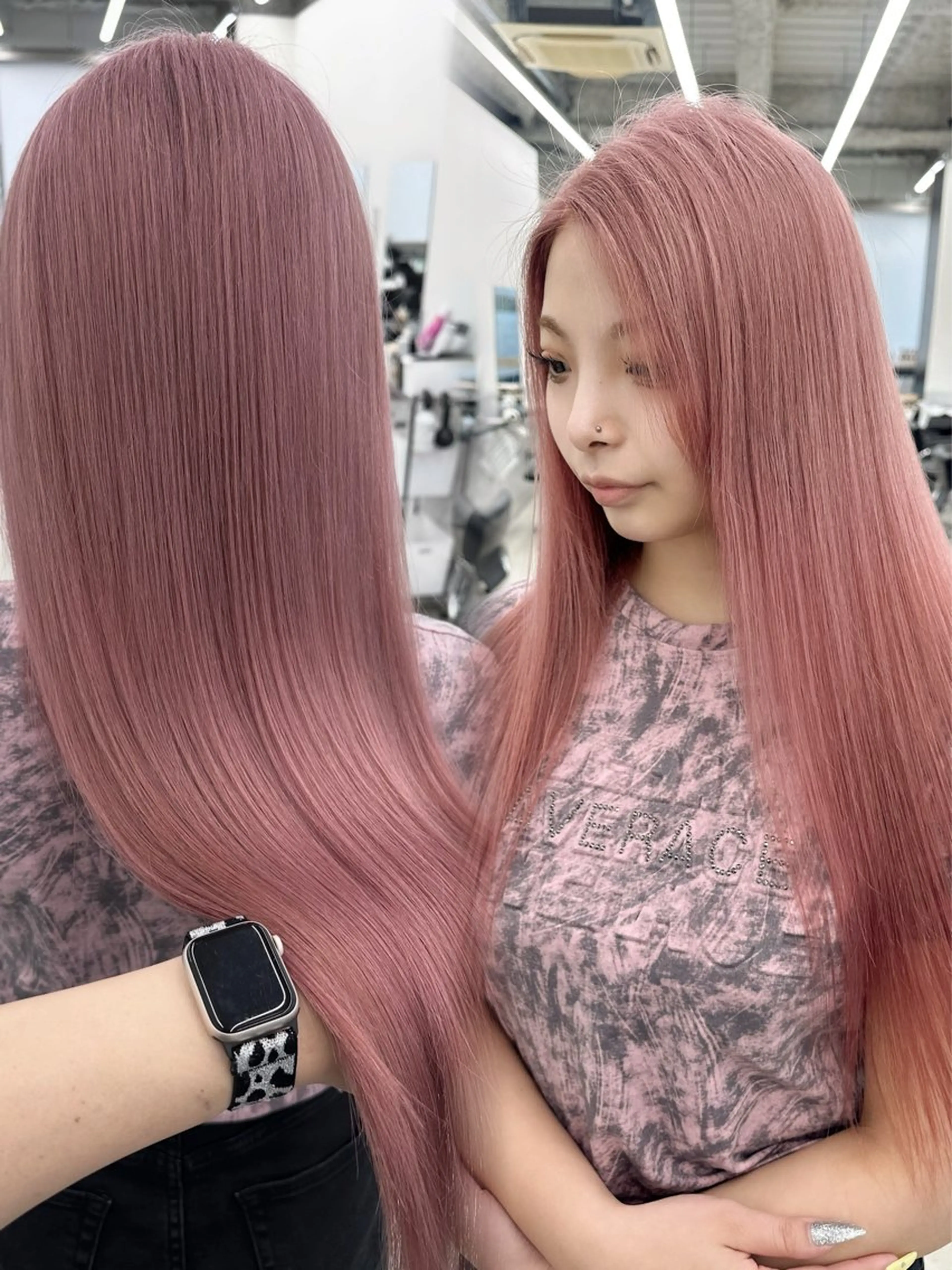 ロング カラー ヘアアレンジ ベージュカラー ブリーチ 抜きっぱなしブロンド ブロンド ブラウンカラー ヘアカラー GO TODAY シェアサロン 原宿本店所属・原宿ハイトーンカラー 🌼みるい🌼のヘアスタイル