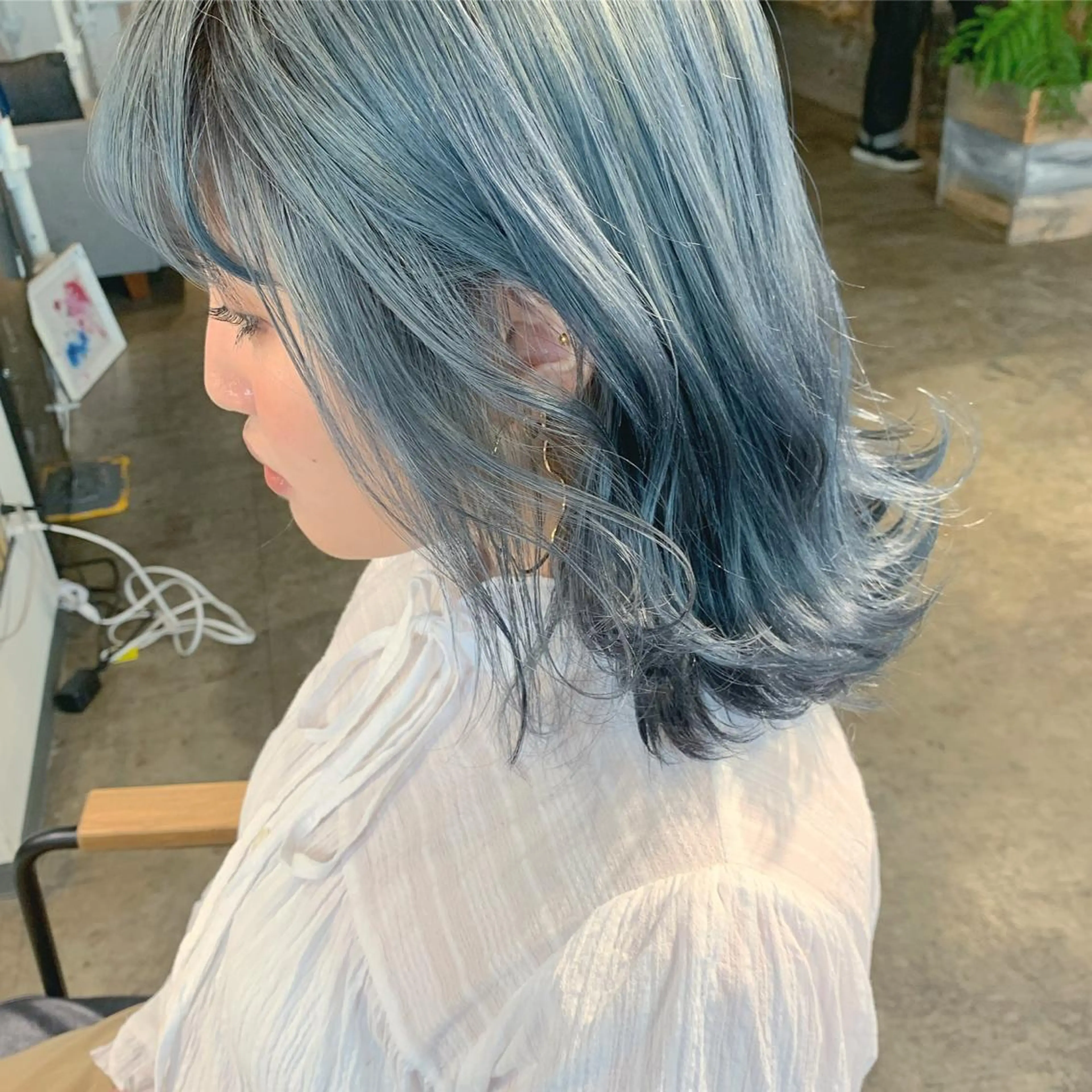 ミディアム ヘアカラー トリートメント etore 矢場町 南沙希のヘアスタイル