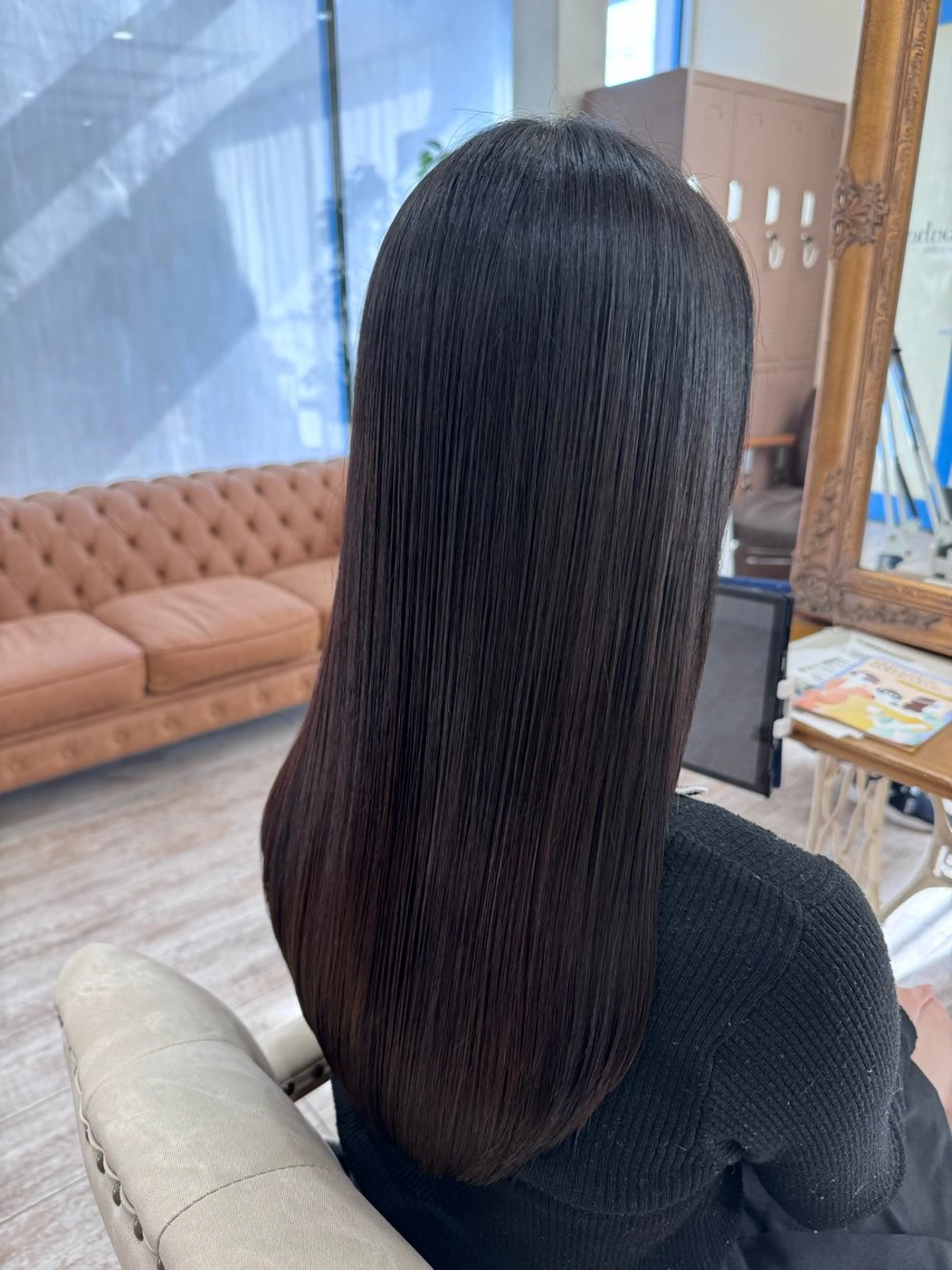 ロング カラー 髪質改善 カット ヘアカラー トリートメント 新越谷noble店長 松本拓也▶◀*.のヘアスタイル