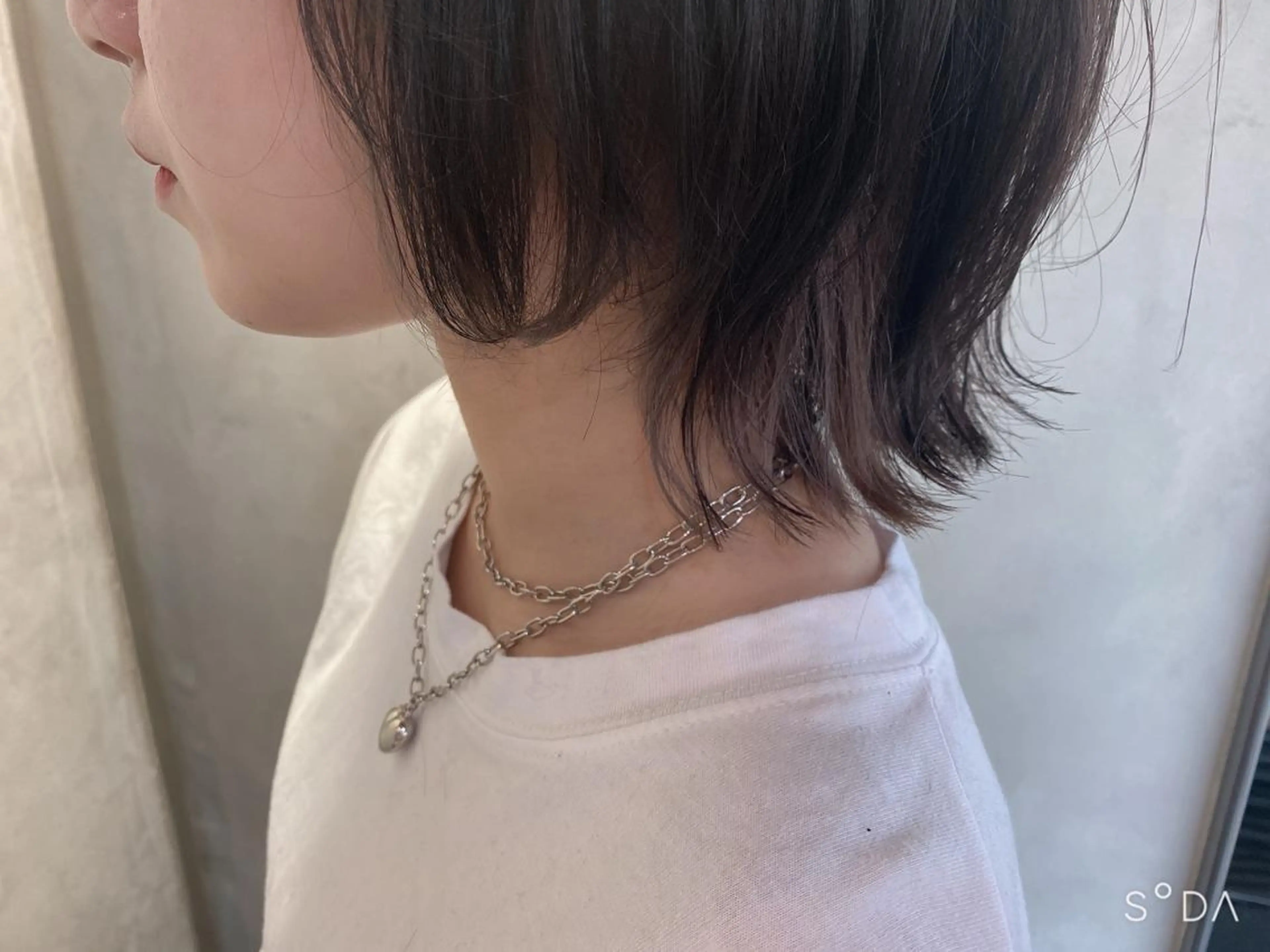 ショート カラー ヘアアレンジ グレージュ ウルフカット stylist/蛯谷 珠里のヘアスタイル