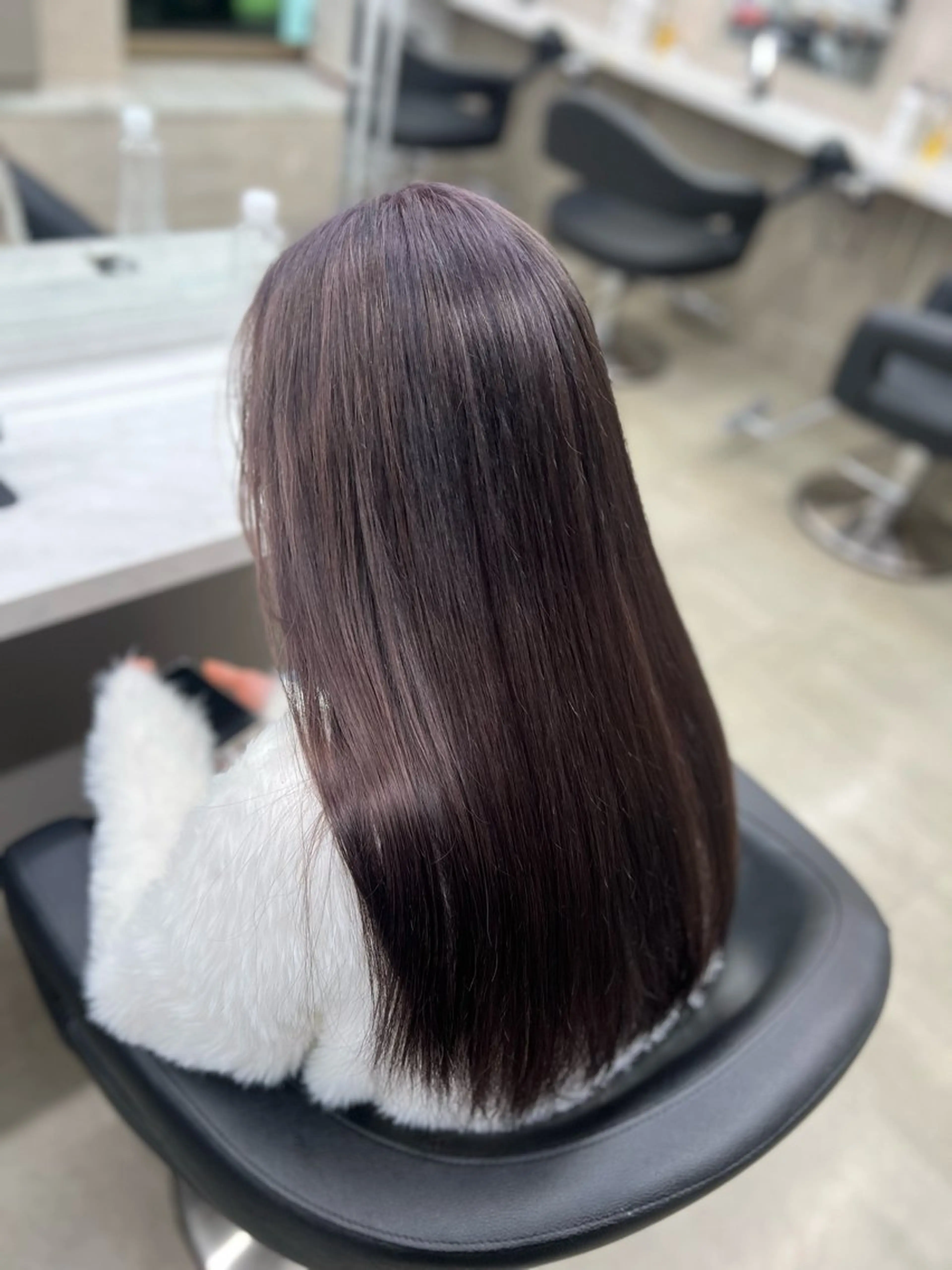 ロング カラー ヘアカラー 韓国レイヤーカット /REIのヘアスタイル