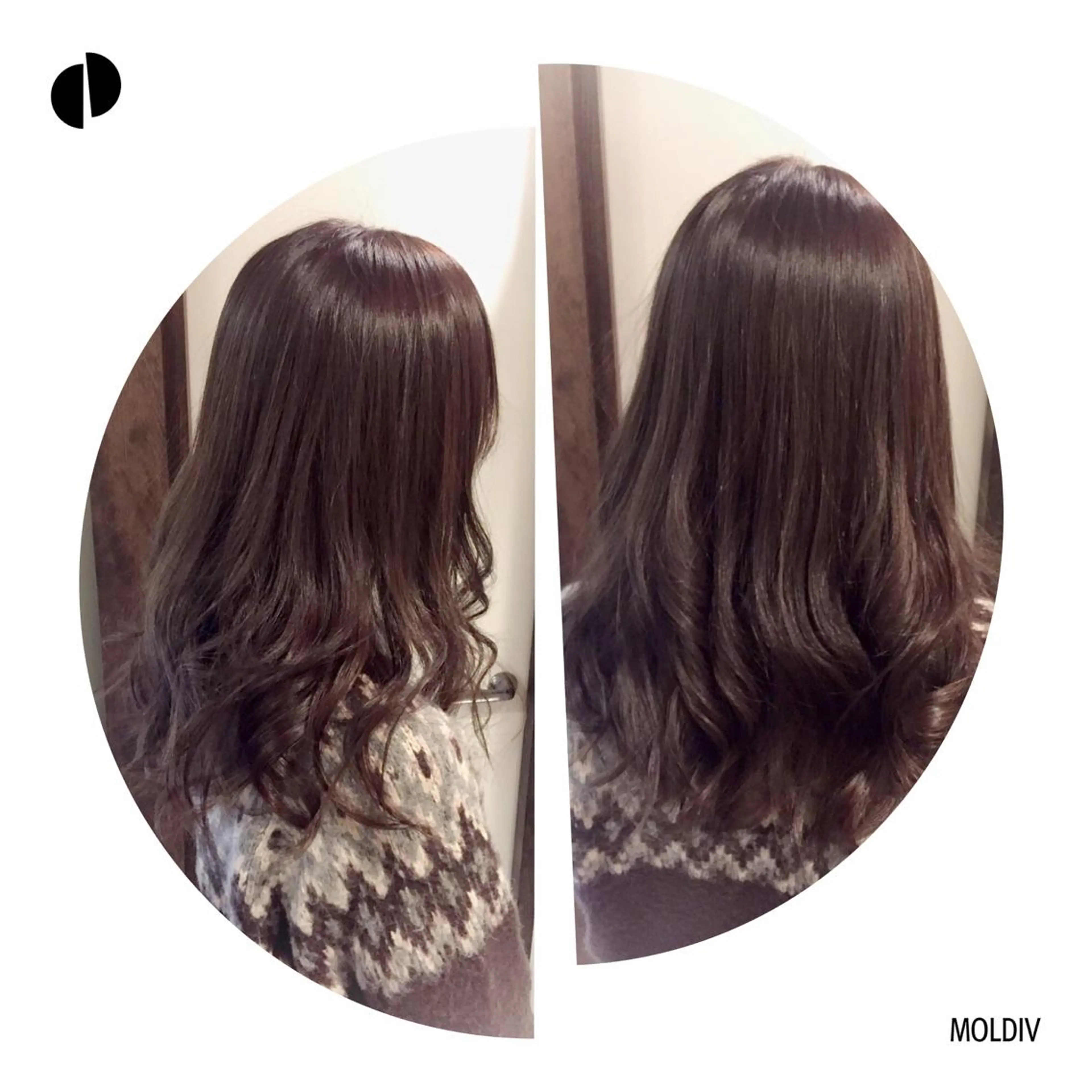 セミロング ロング アッシュ ✨縮毛矯正✨髪質改善 ナカシマ ユミのヘアスタイル