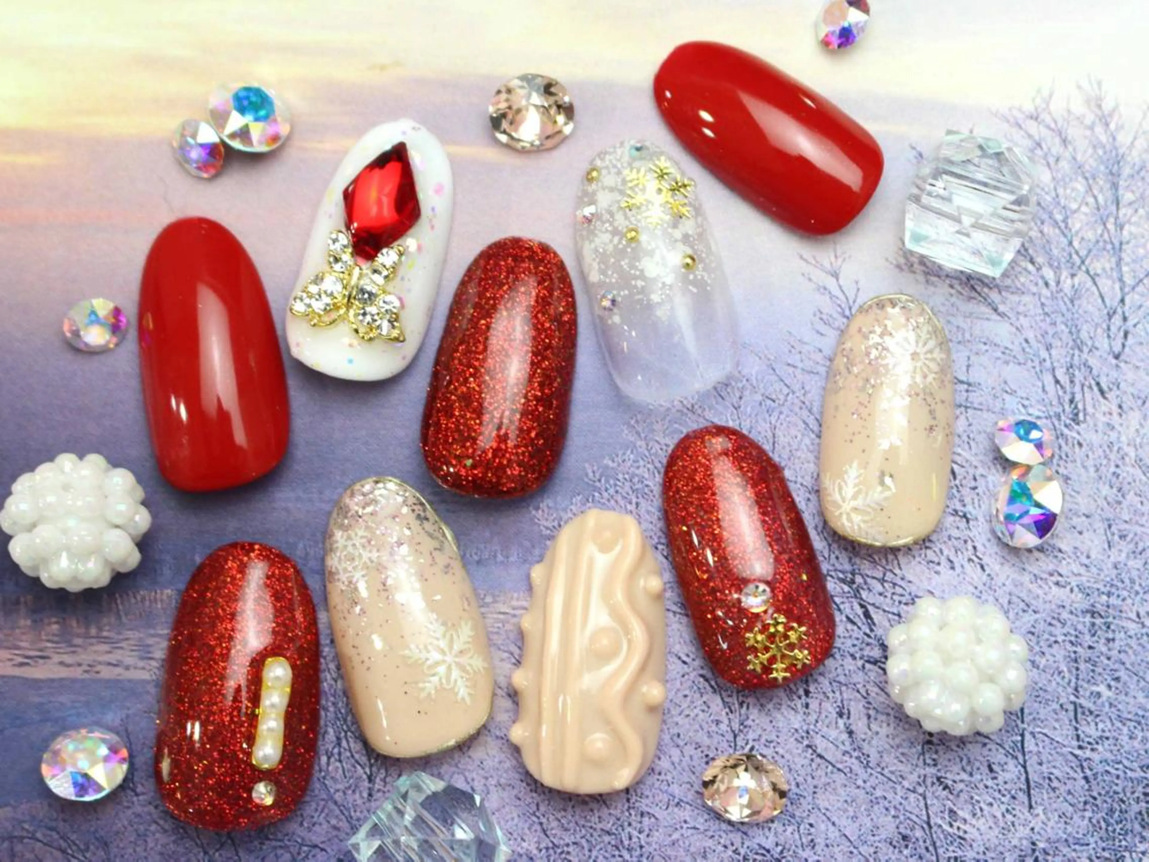 ネイル 長さだし専門店 M2　rikaのネイルデザイン