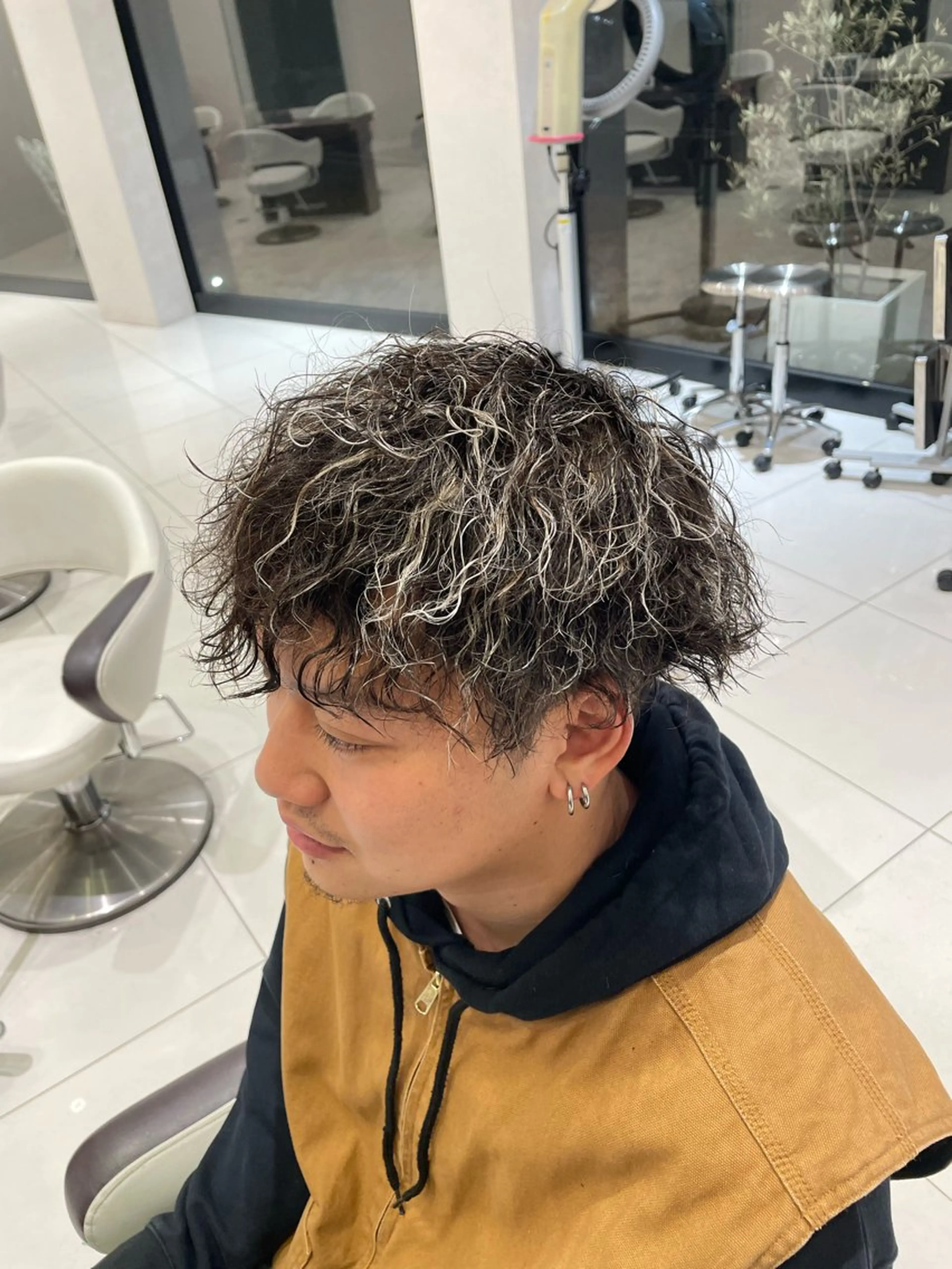 ショート パーマ 竹田 京人のヘアスタイル