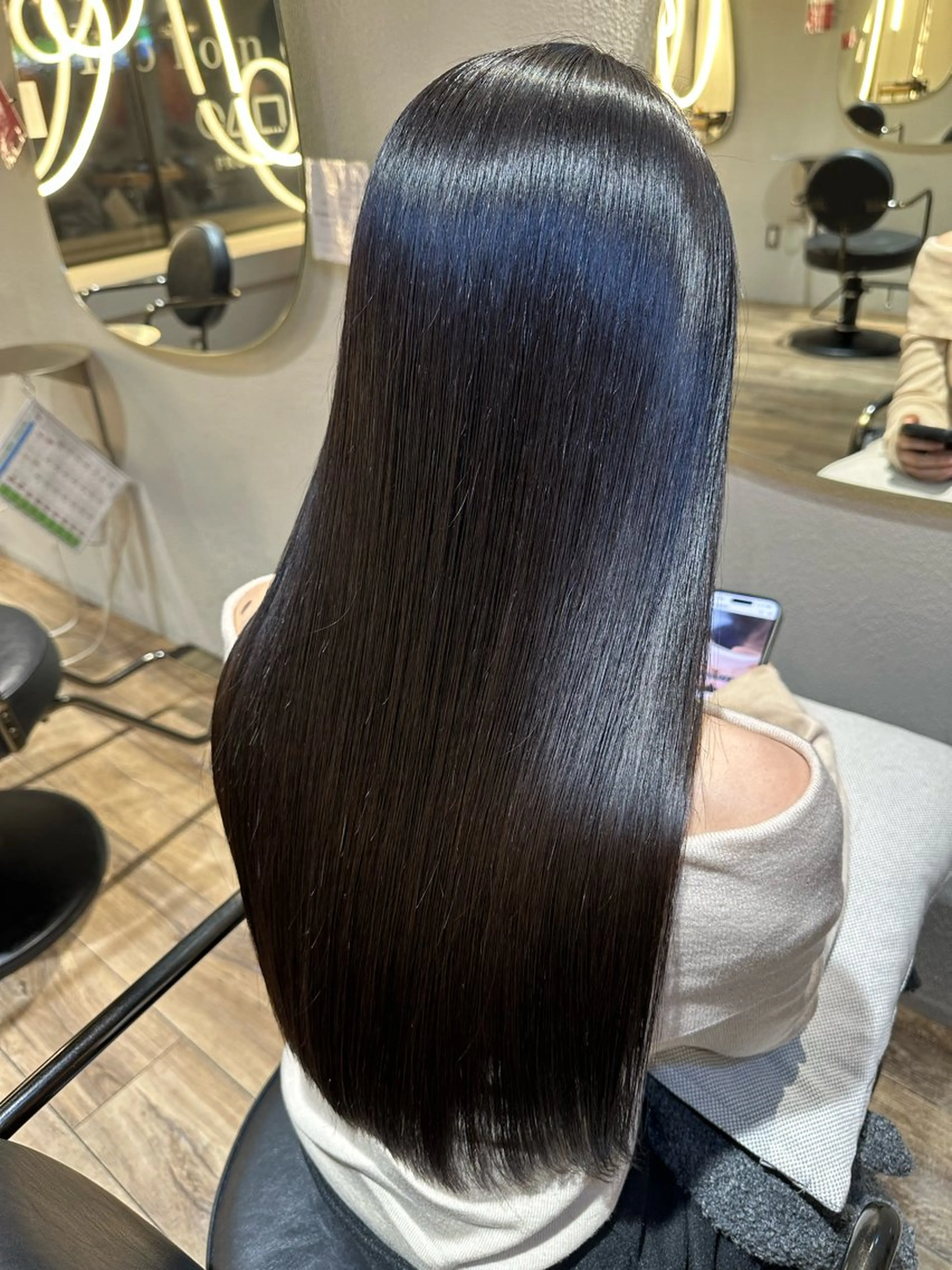 ロング 縮毛矯正 艶髪/メンズカット takaのヘアスタイル