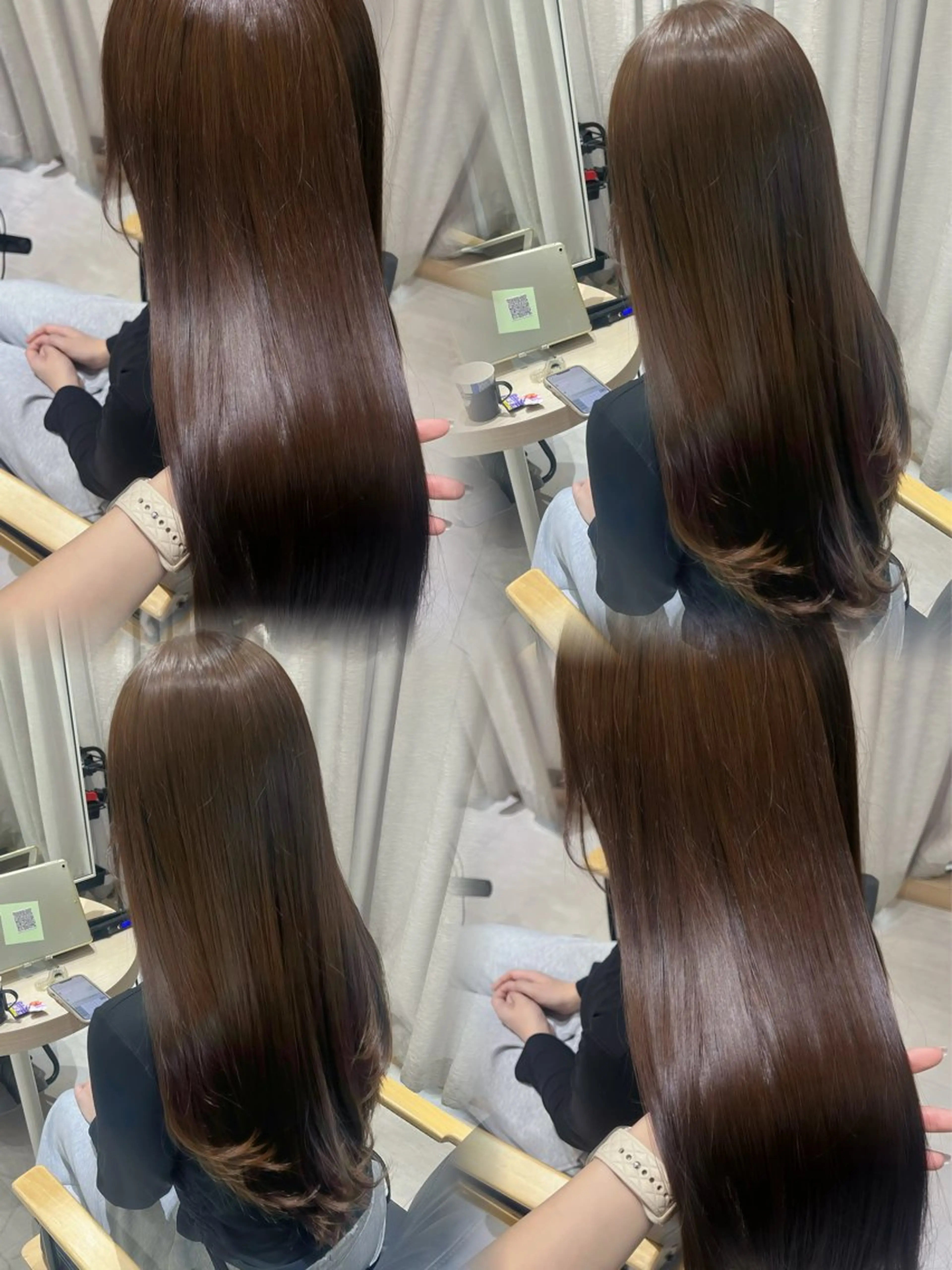 カラー 🫧艶カラー特化🫧 セット/mona🩵のヘアスタイル