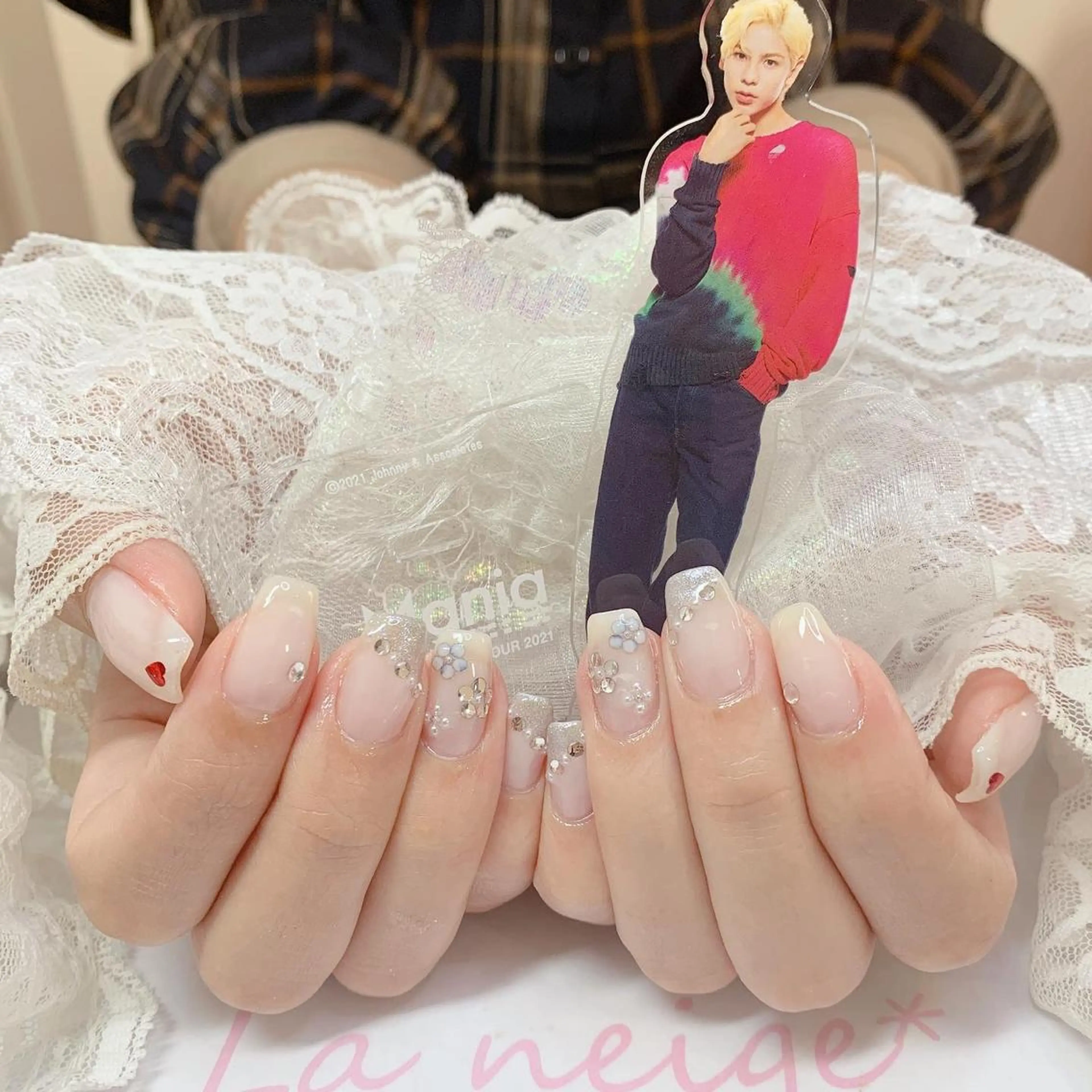 ネイル ハンドネイル La neige* yuki 🥯🍑のネイルデザイン