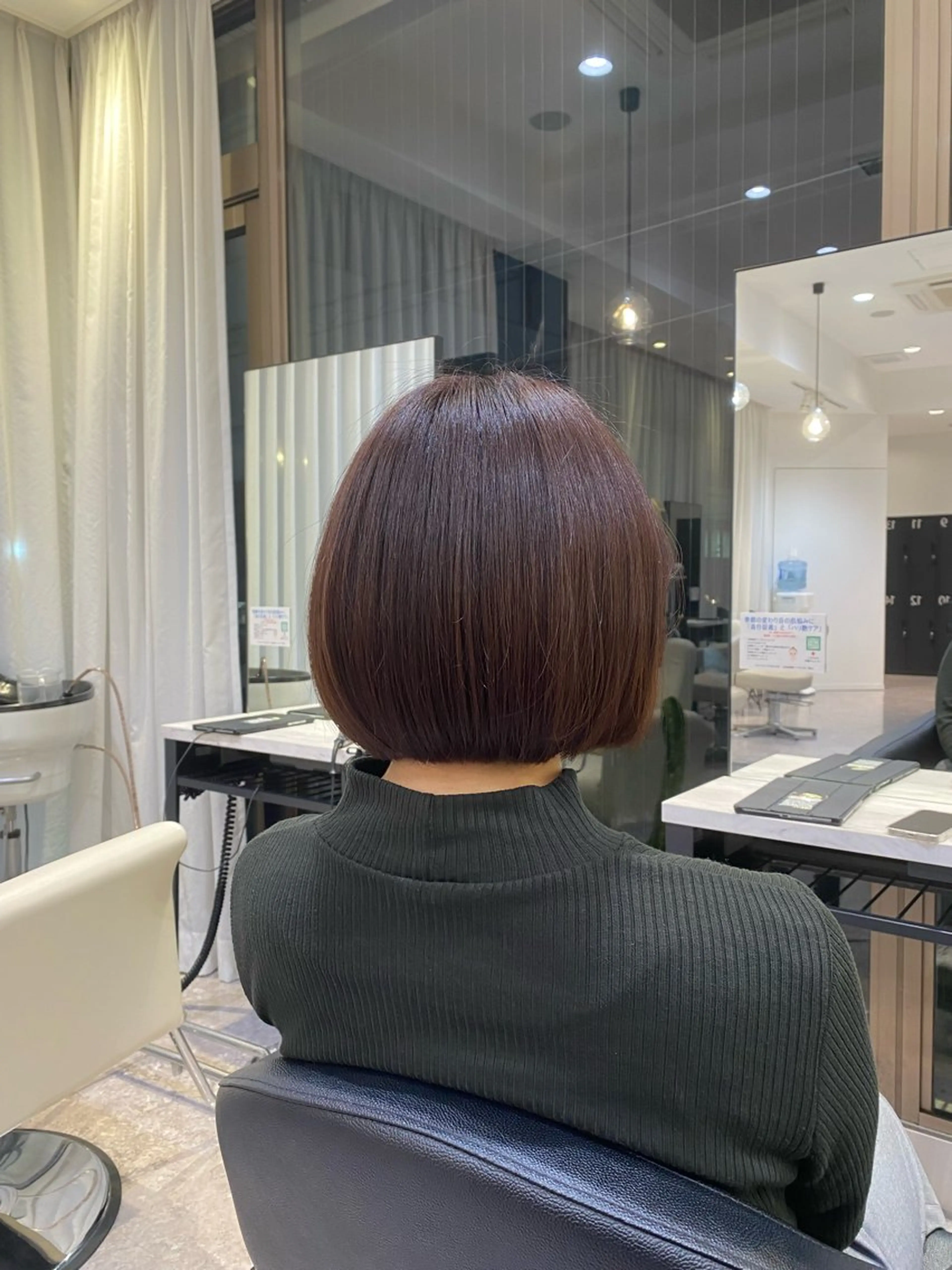 ショート カラー ヘアカラー 松下 奈央のヘアスタイル