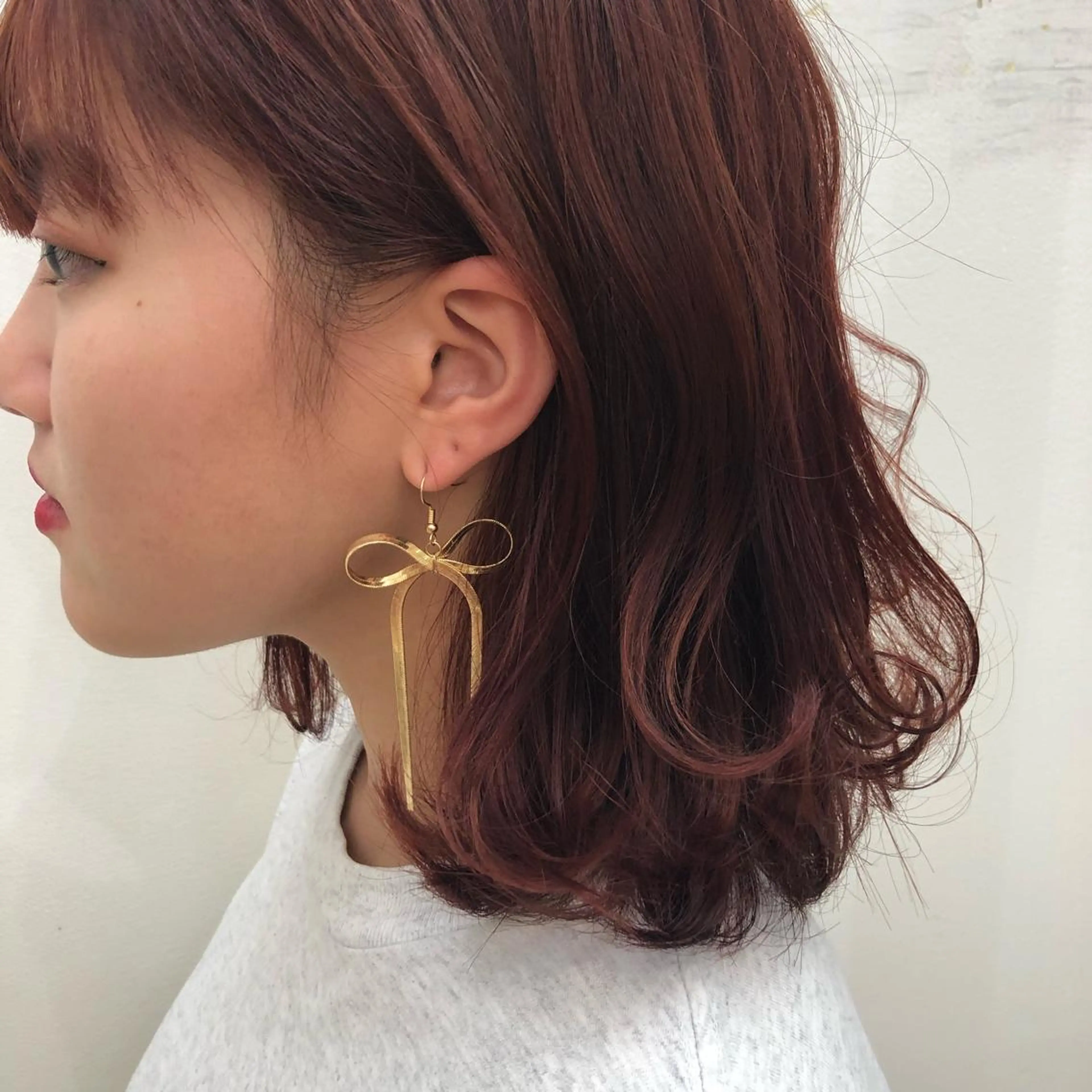 カラー ambellir 山本伽椰のヘアスタイル