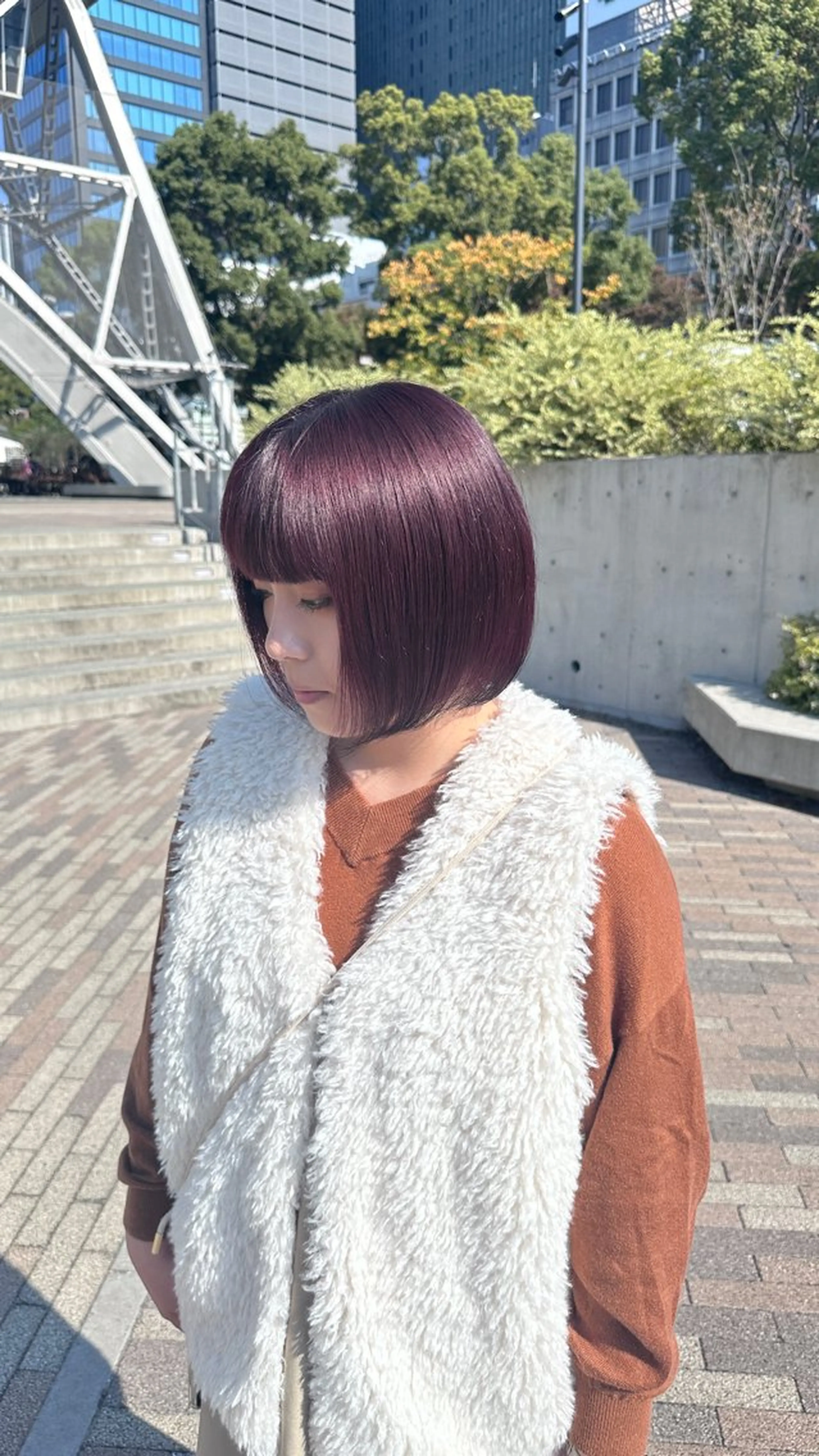 カラー 黒髪 満足度No.1🐥❕ 平島 凪紗のヘアスタイル