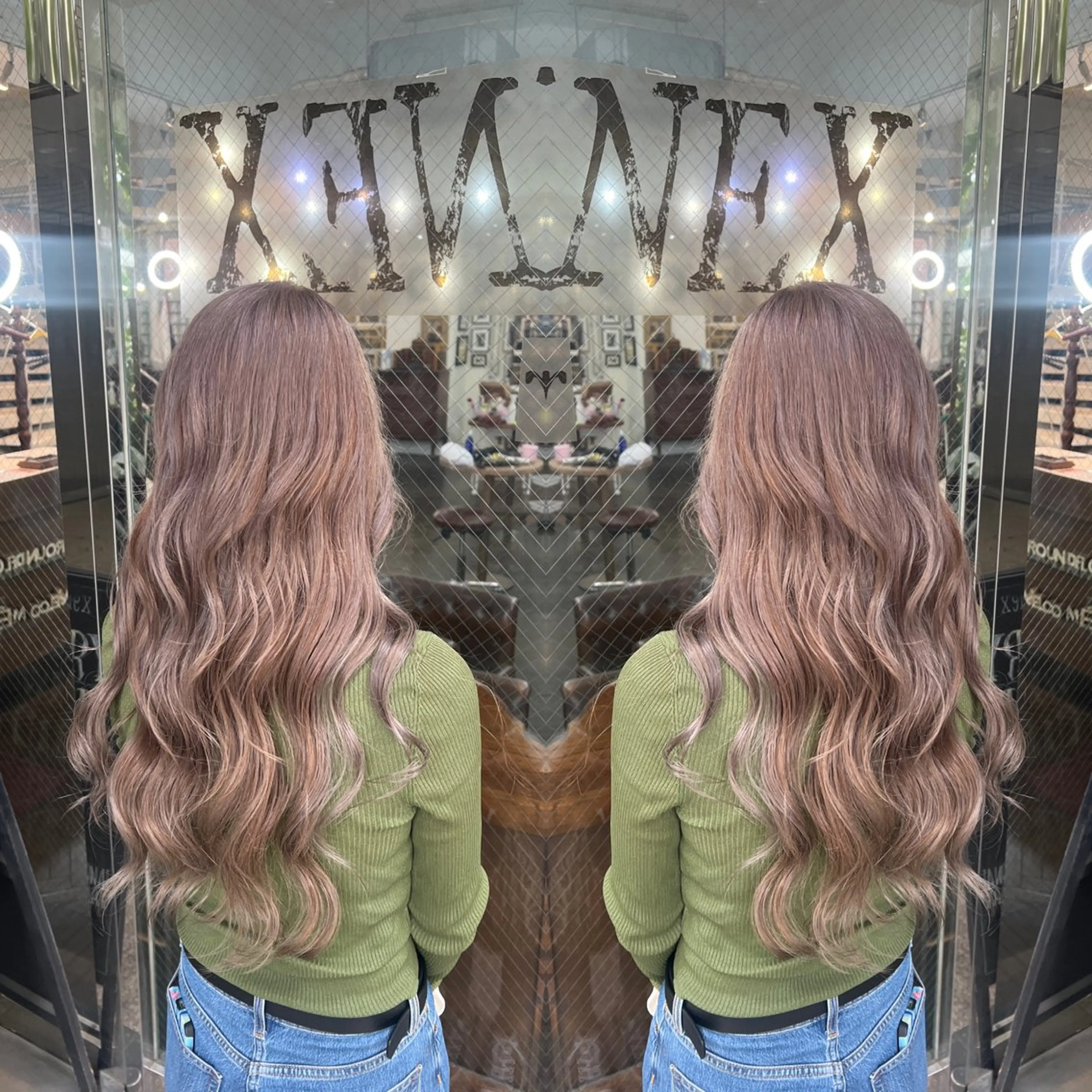 ロング カラー レイヤー/ボブ/ ミニボブ/AOIのヘアスタイル