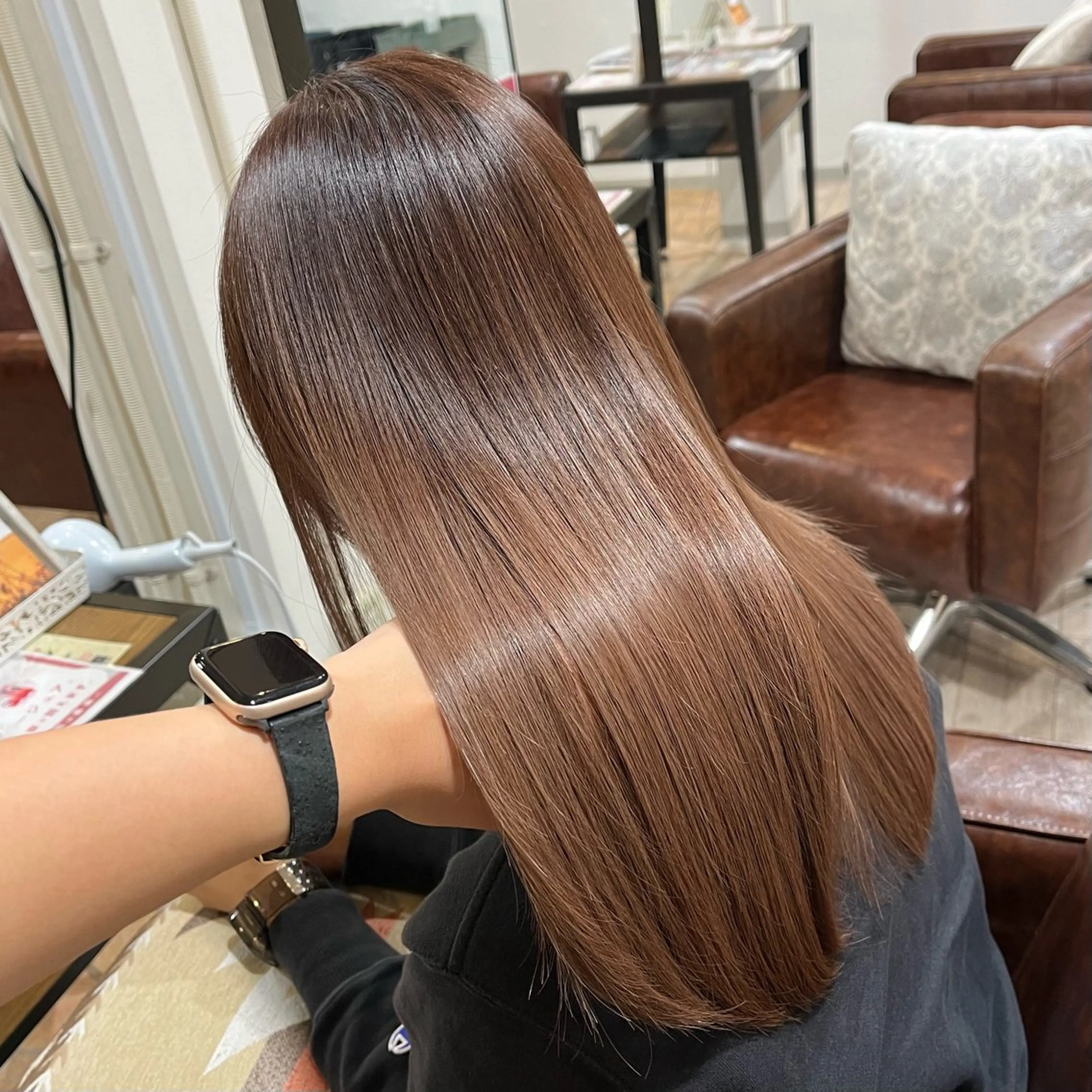 セミロング カット 縮毛矯正 🫧縮毛矯正🫧 yuriのヘアスタイル