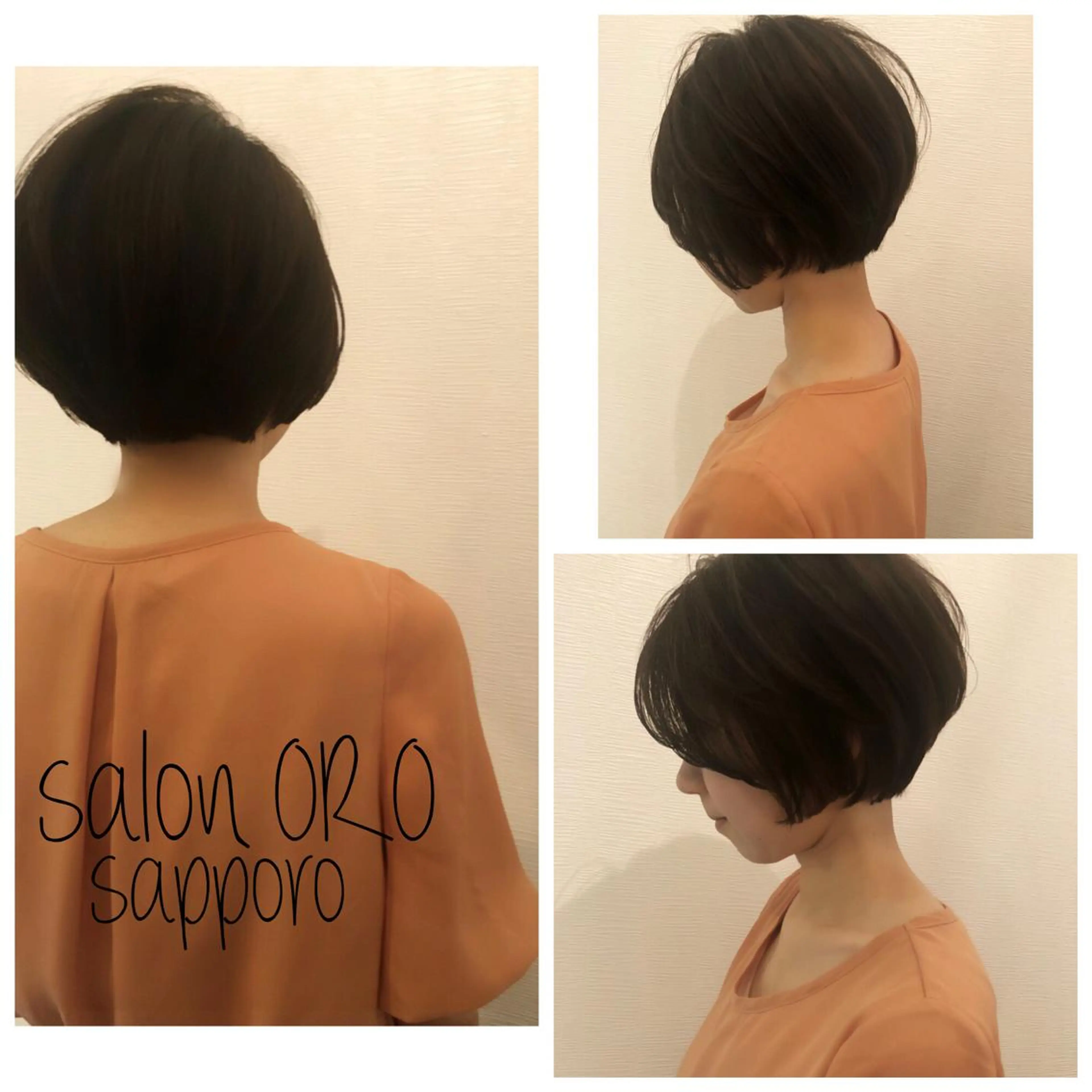 ショート カラー カット ヘアカラー トリートメント 平川 友希子のヘアスタイル