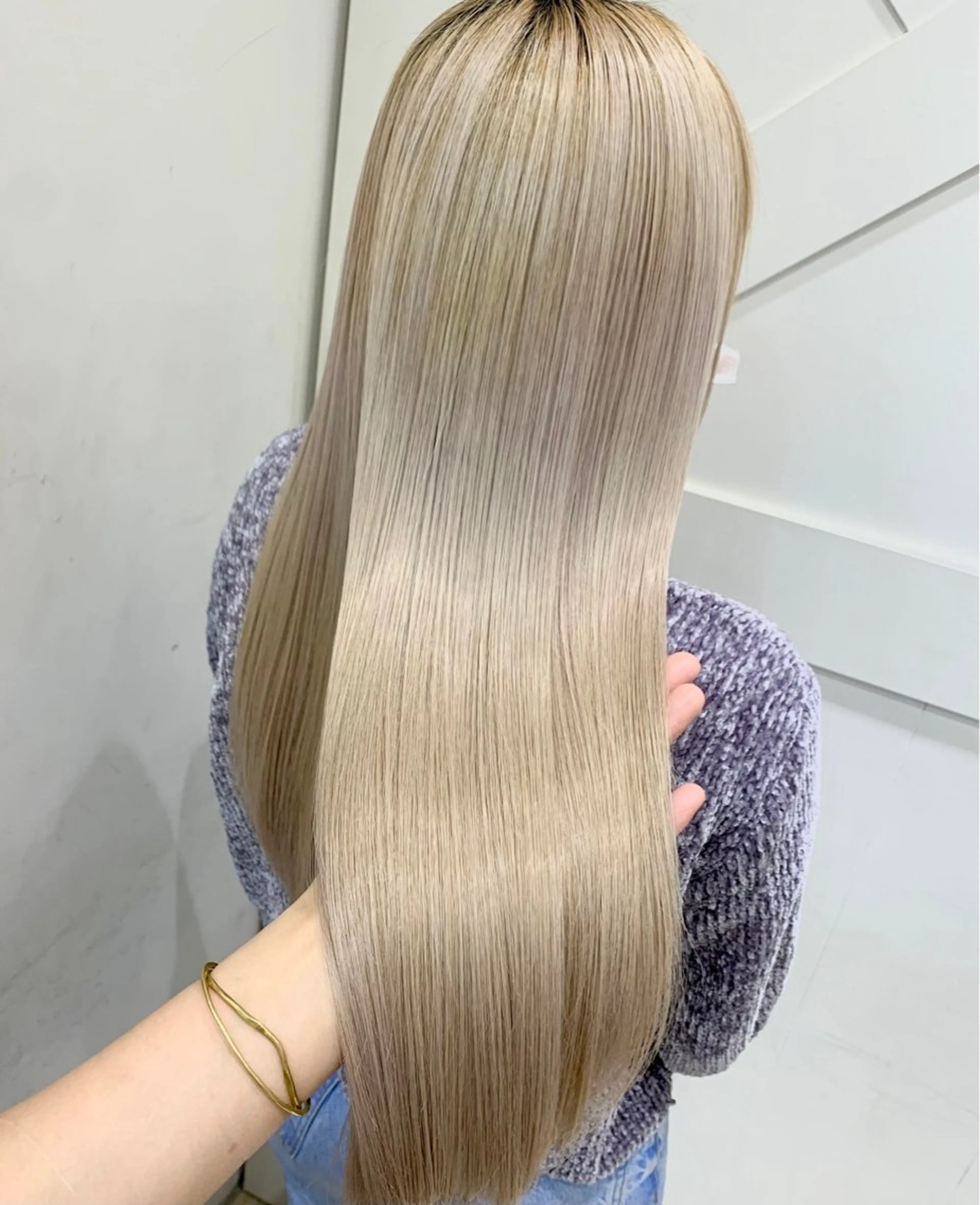 ロング トリートメント 横浜パーマ🌐 暖色カラー🍒もえかのヘアスタイル