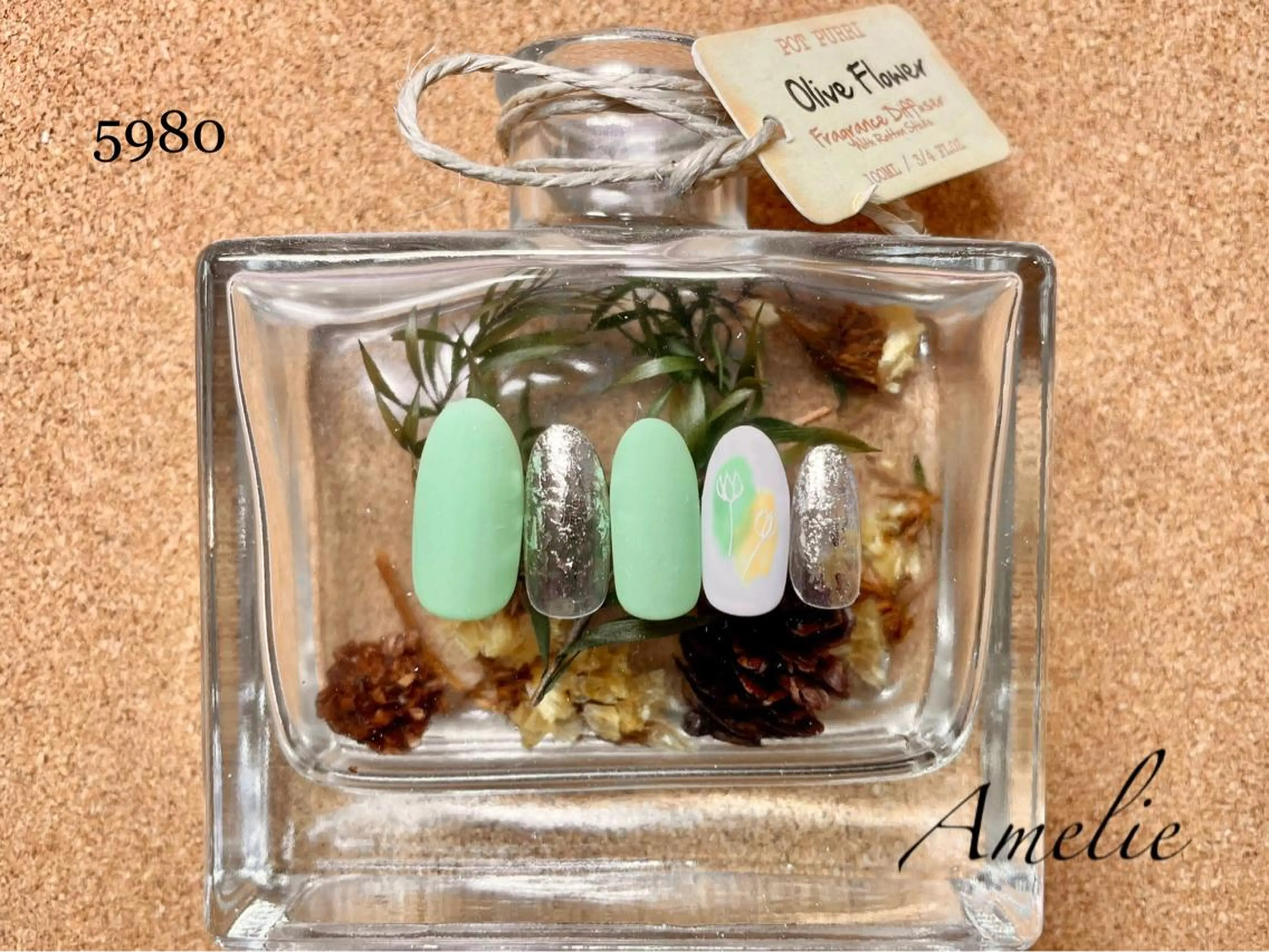 ネイル ハンドネイル いちじゅう あおいのネイルデザイン