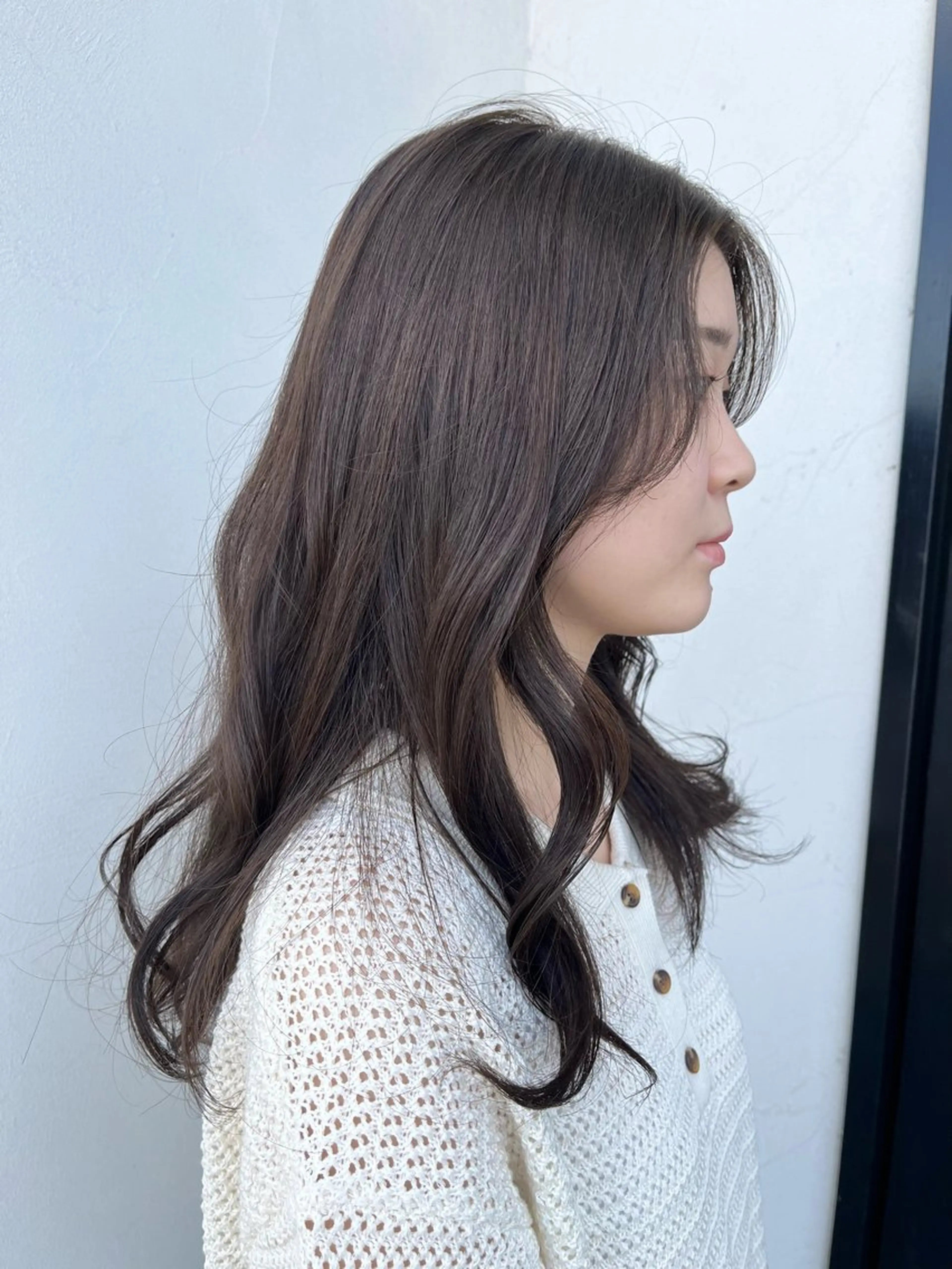 カラー グレージュ オリーブグレージュ オリーブグレー 齊藤 美有のヘアスタイル