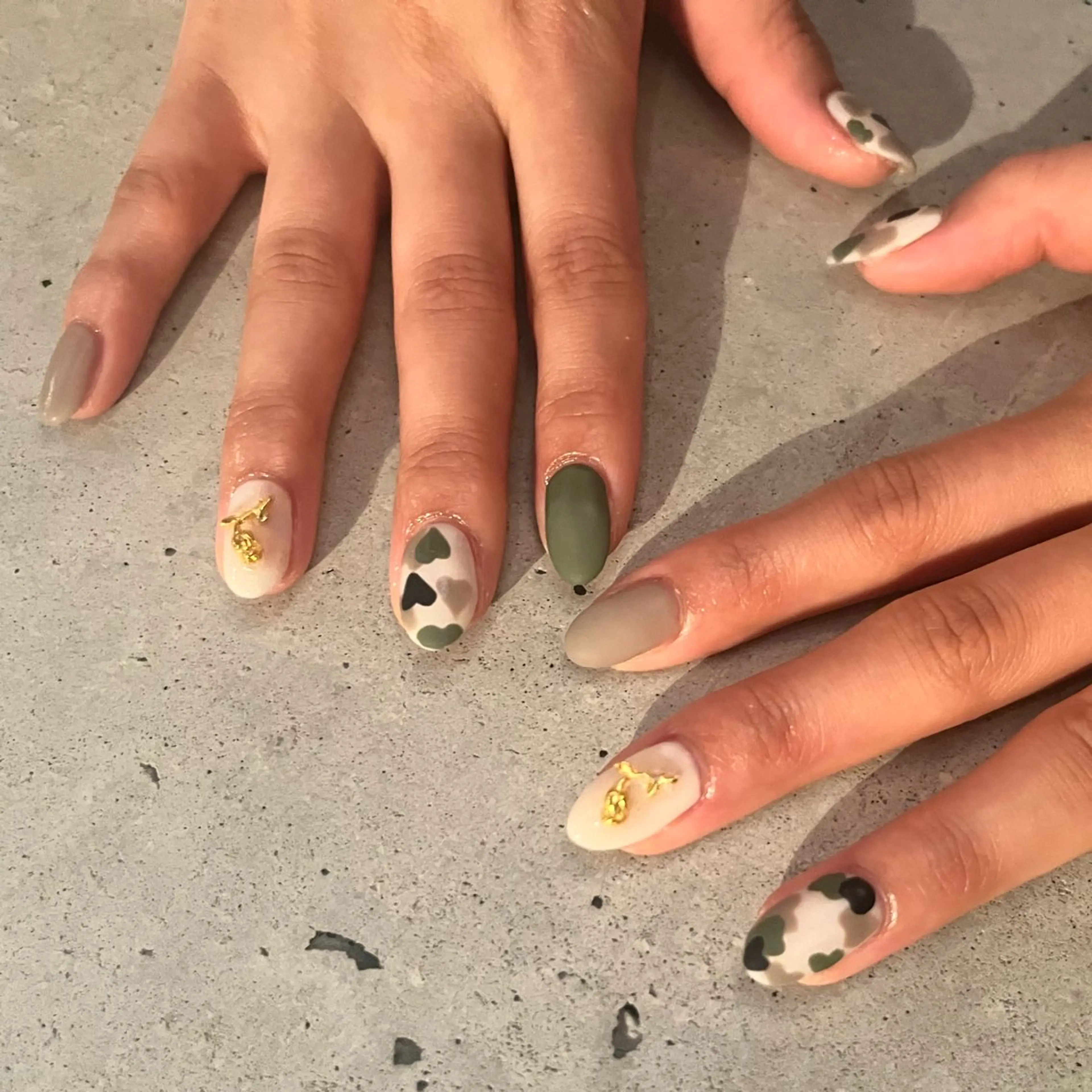 ネイル ハート DariL Ayaのネイルデザイン