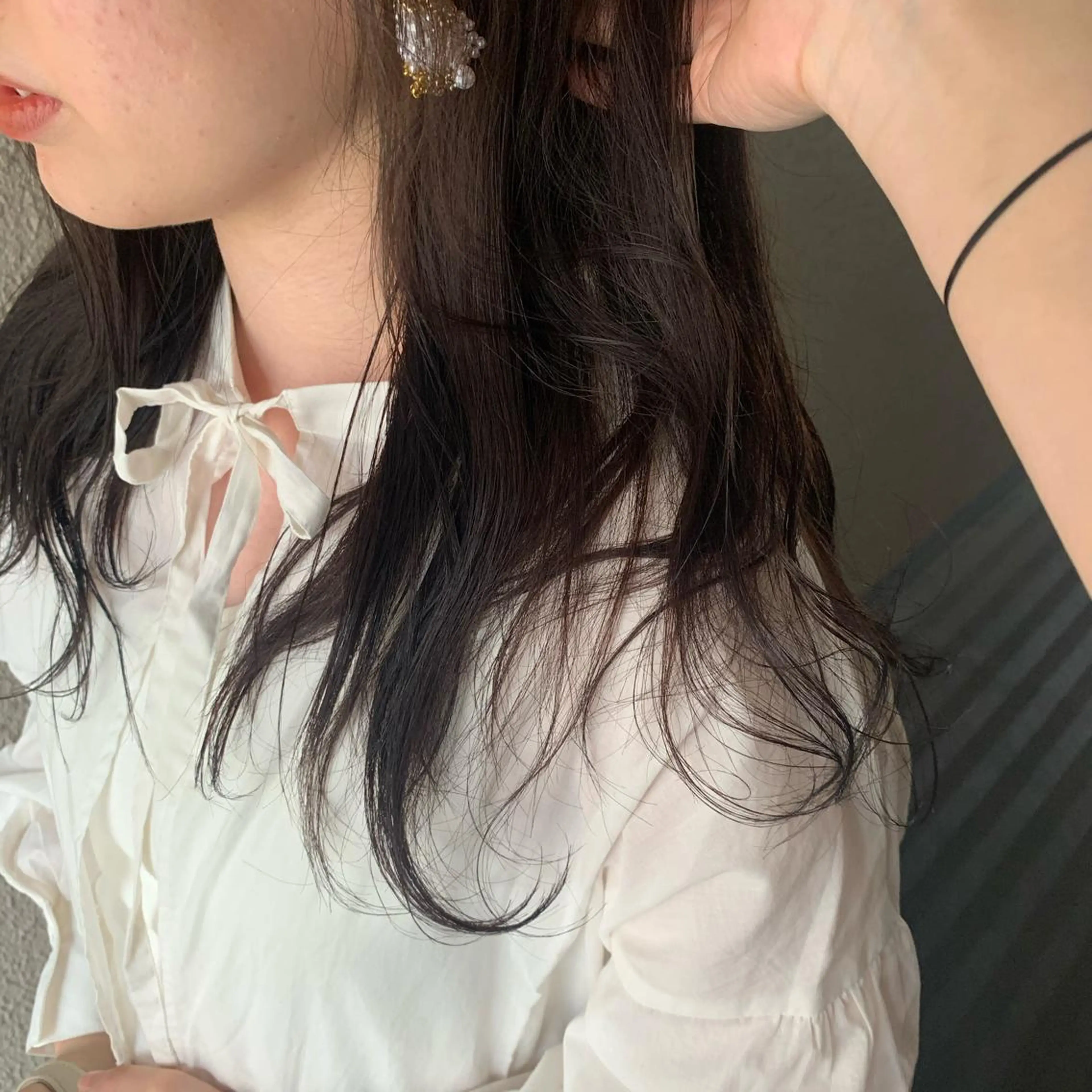 セミロング カラー chouette/ 根本優希のヘアスタイル