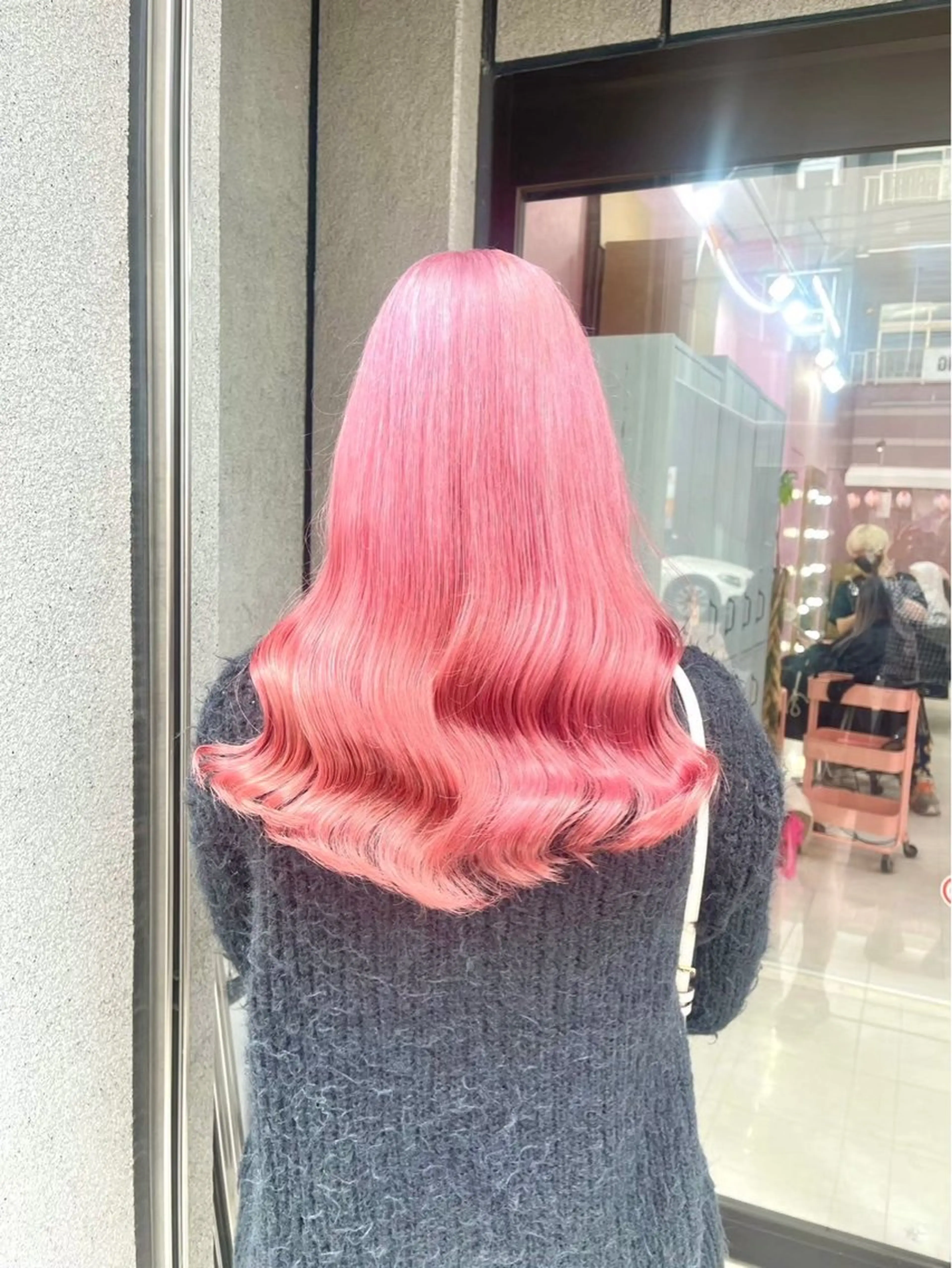 ロング カラー ミルクティー/ピンク カラー/ みう🎀のヘアスタイル