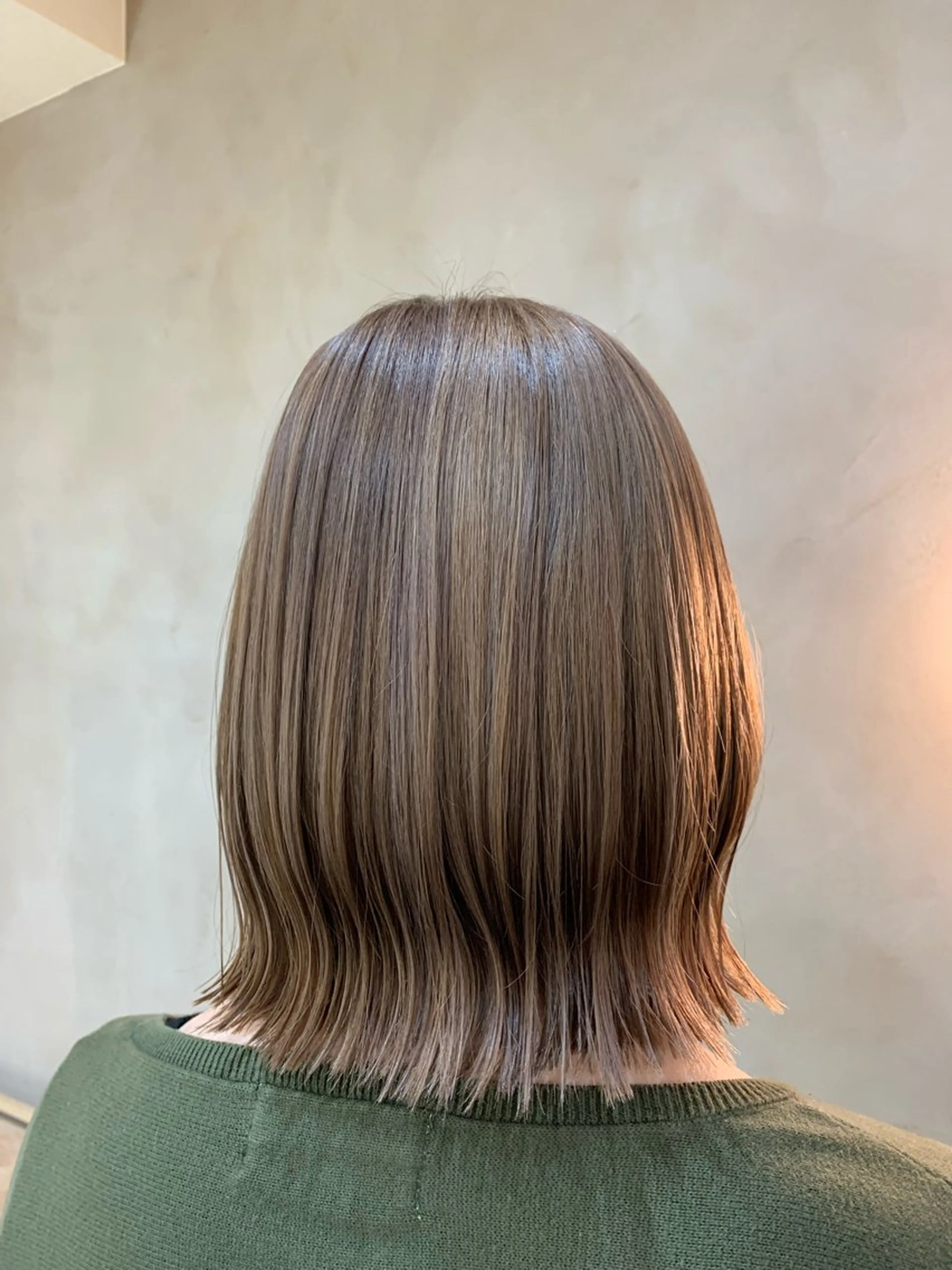 ミディアム カラー 矢場町/ダブルカラー /レイヤー/アリサのヘアスタイル