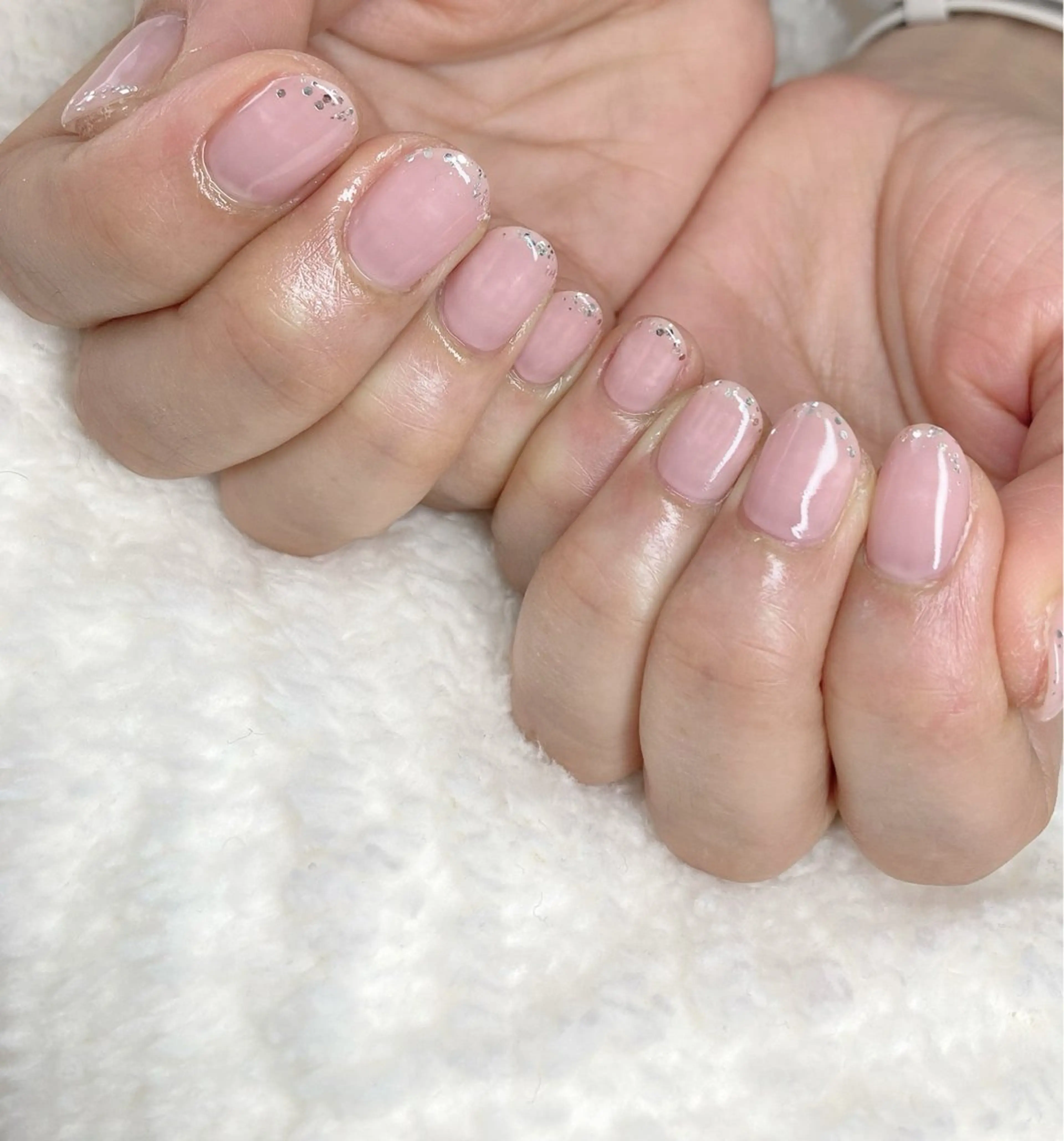 ネイル ラメ(グリッター) ハンドネイル 市川駅 ✿中津のネイルデザイン