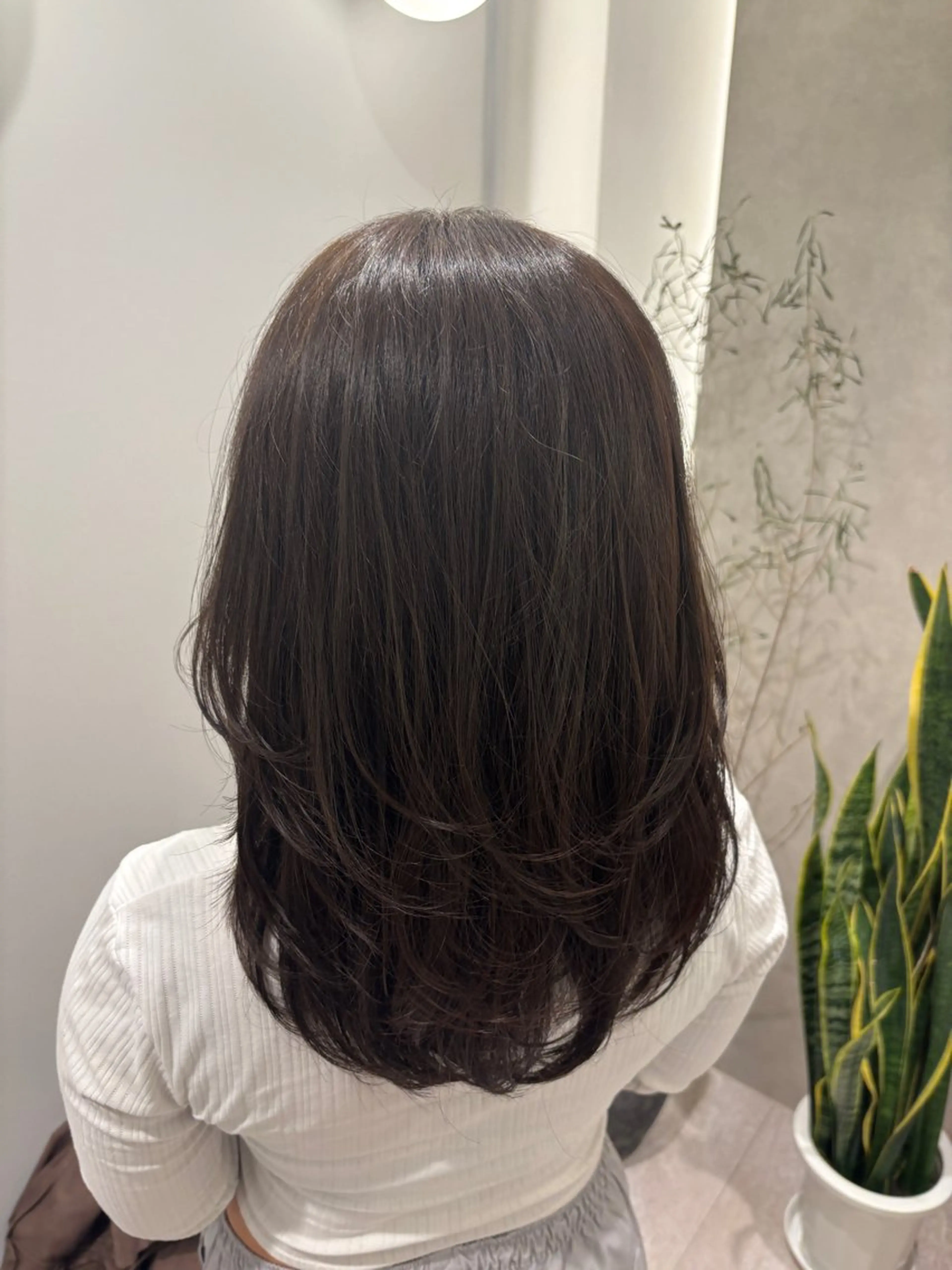 ロング カラー 透明感カラー ハイレイヤー レイヤーカット カット ヘアカラー トリートメント Rui /池袋/モデル募集中のヘアスタイル