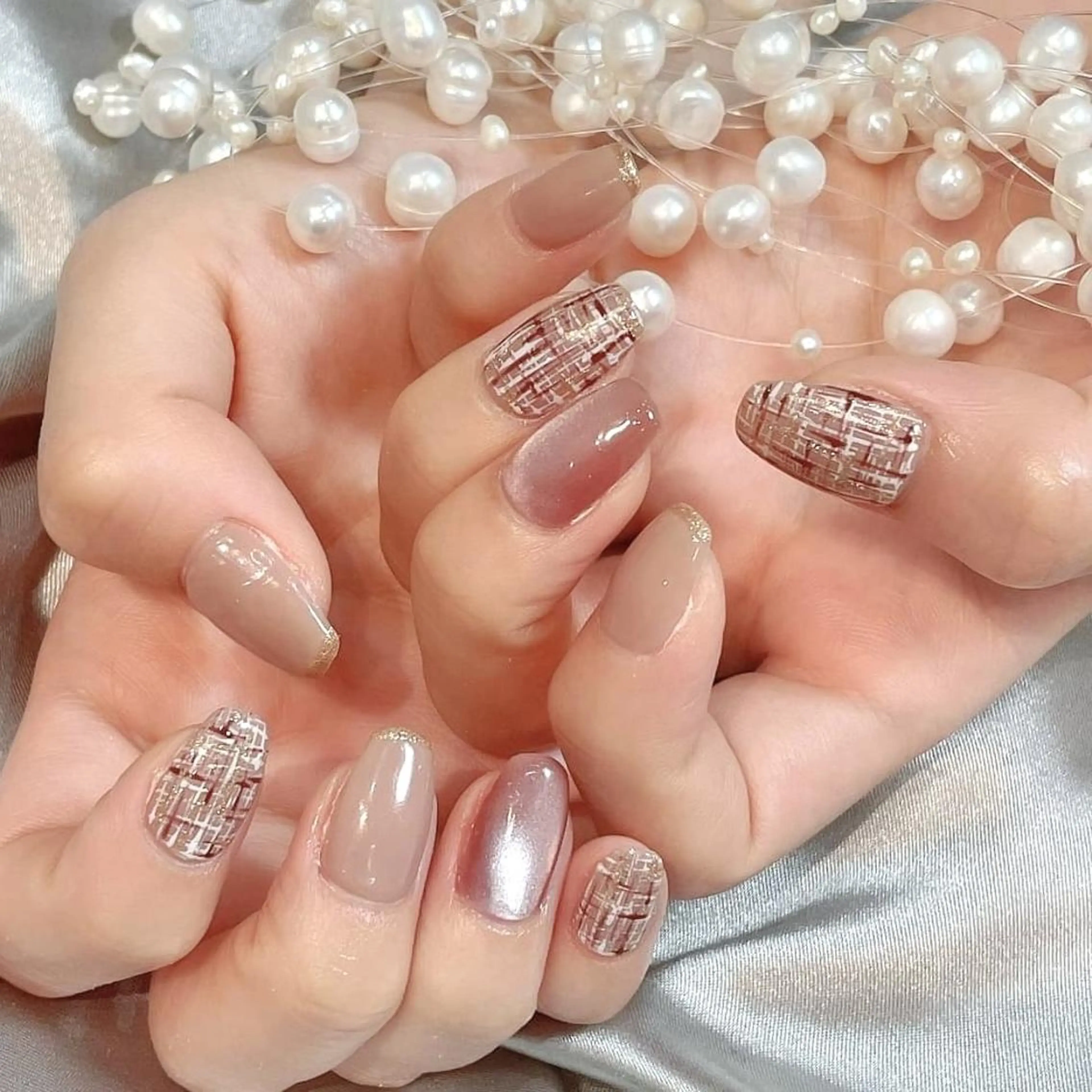 ネイル RAFFINE haru🦋🩵のネイルデザイン