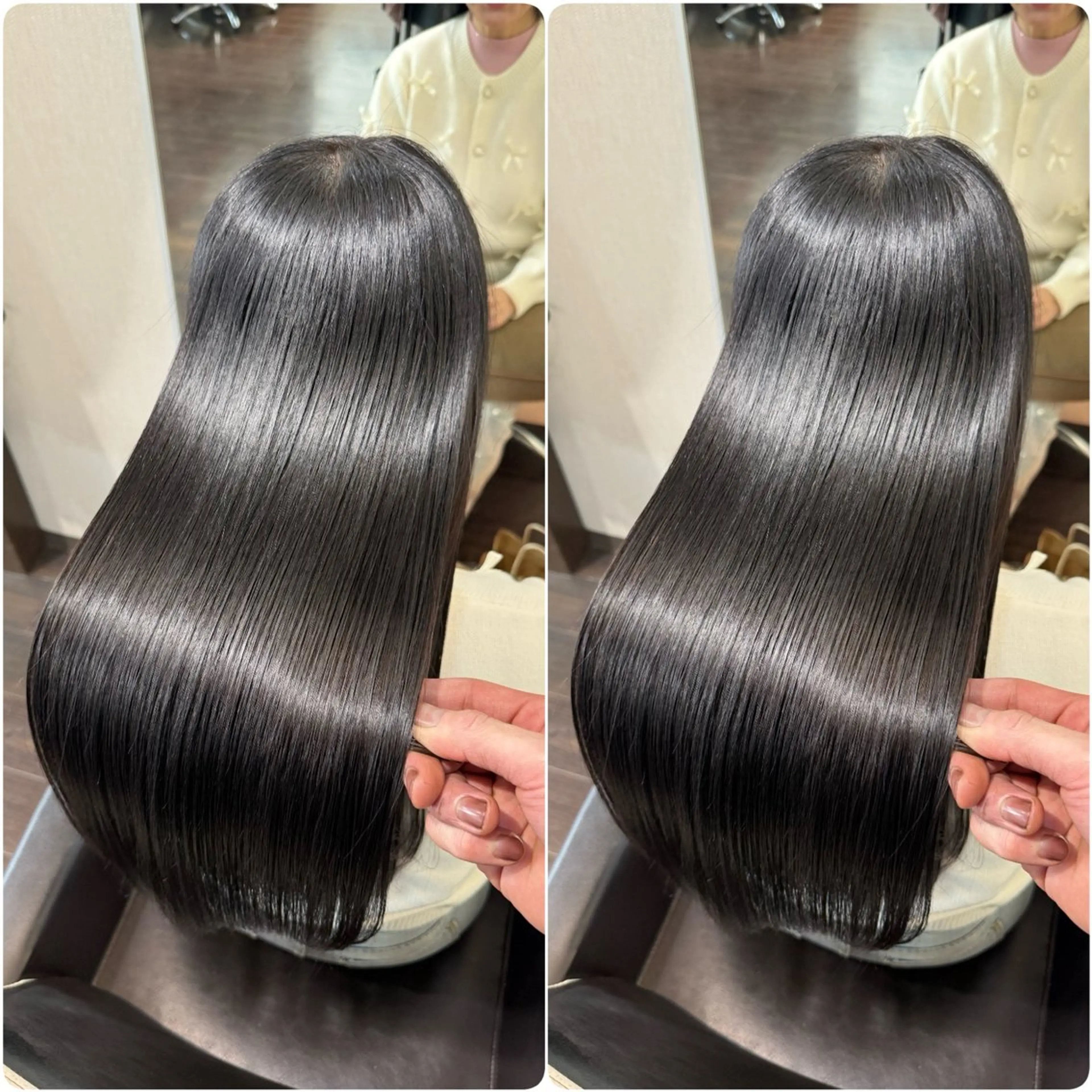 ロング カラー カット ヘアカラー トリートメント ヘッドスパ youres hair 髪質改善トリートメント&ヘッドスパ　新宿EAST所属・🌹ULTOWA🌹 髪質改善/縮毛/店長のヘアスタイル