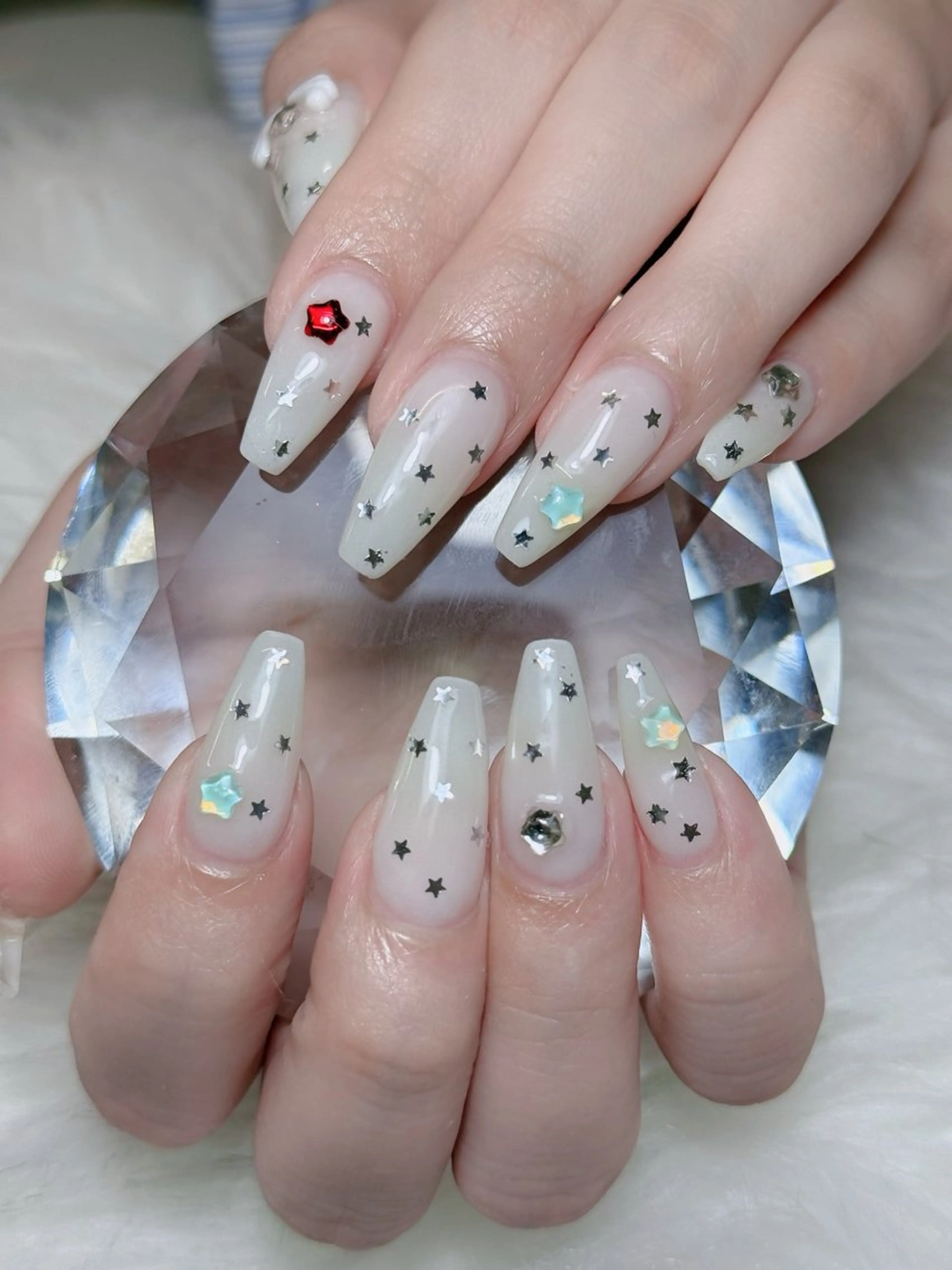 ネイル オーロラネイル チークネイル フットネイル フレンチネイル 韓国ネイル ハンドネイル Lumi Nailのネイルデザイン