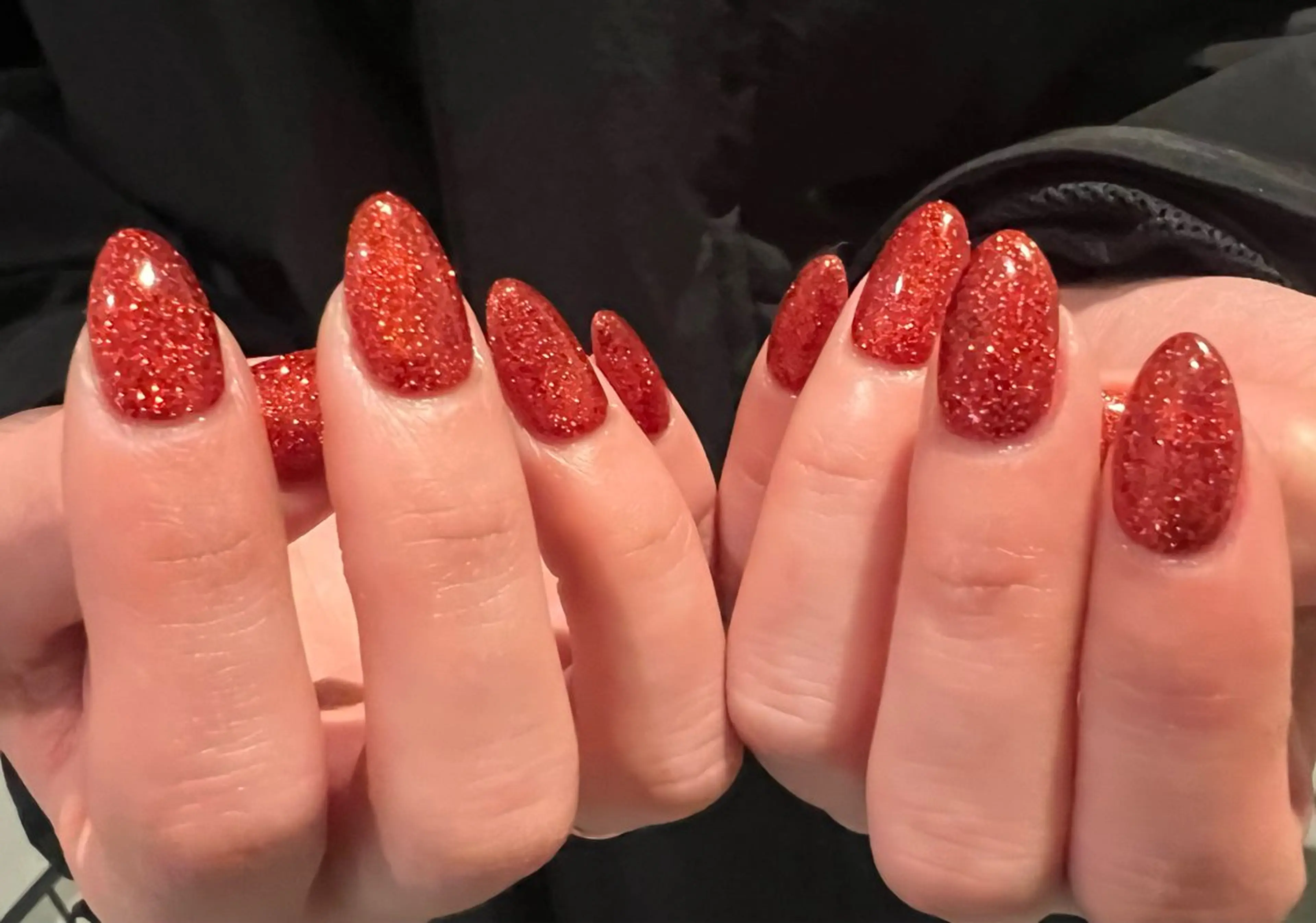 ネイル ラメ(グリッター) ワンカラーネイル Bianca大名店 yonekuraのネイルデザイン