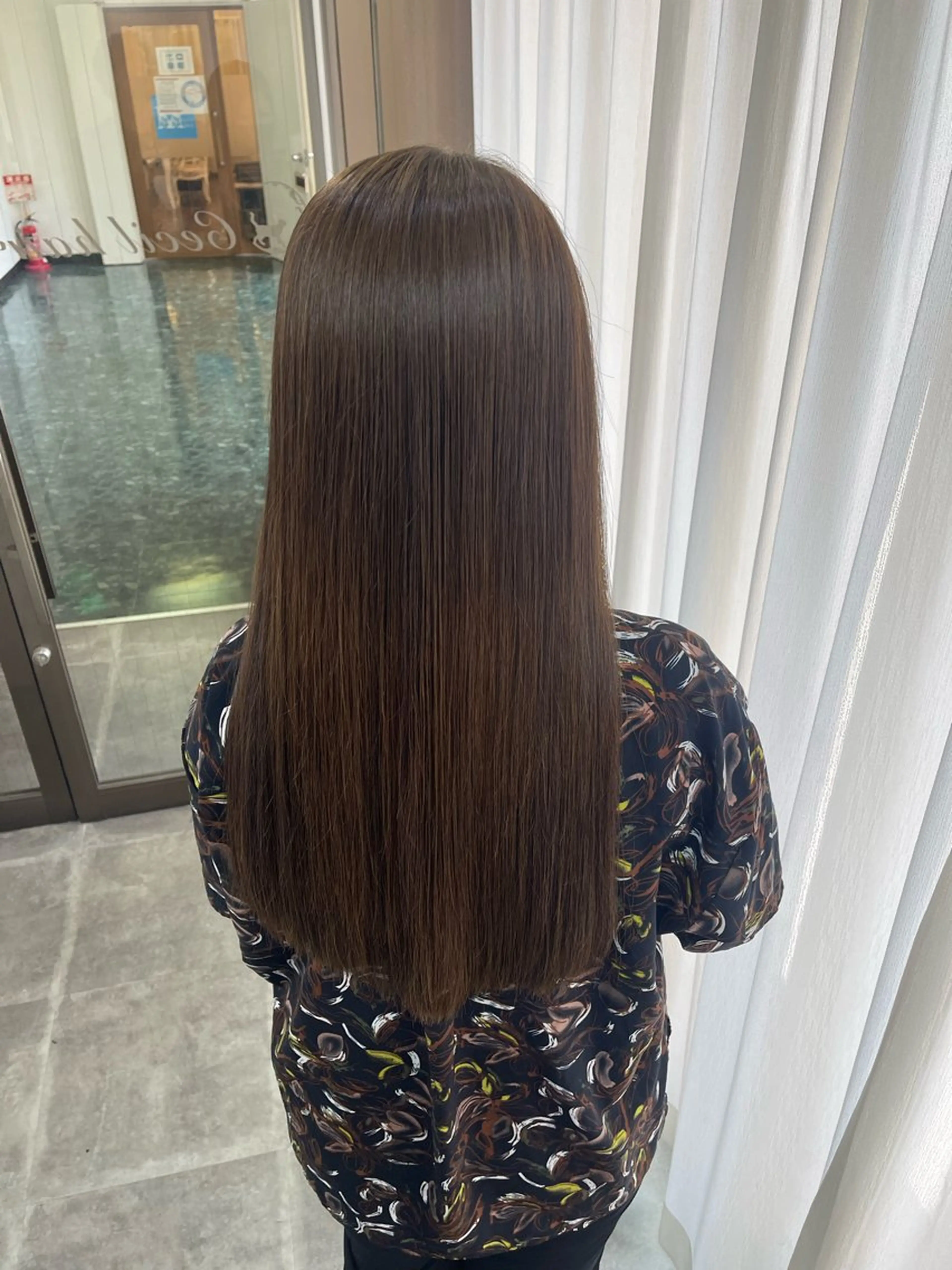 ロング 髪質改善 トリートメント カット トリートメント SOYON西大寺店所属・ダブルカラー/ 髪質改善💎安藤のヘアスタイル