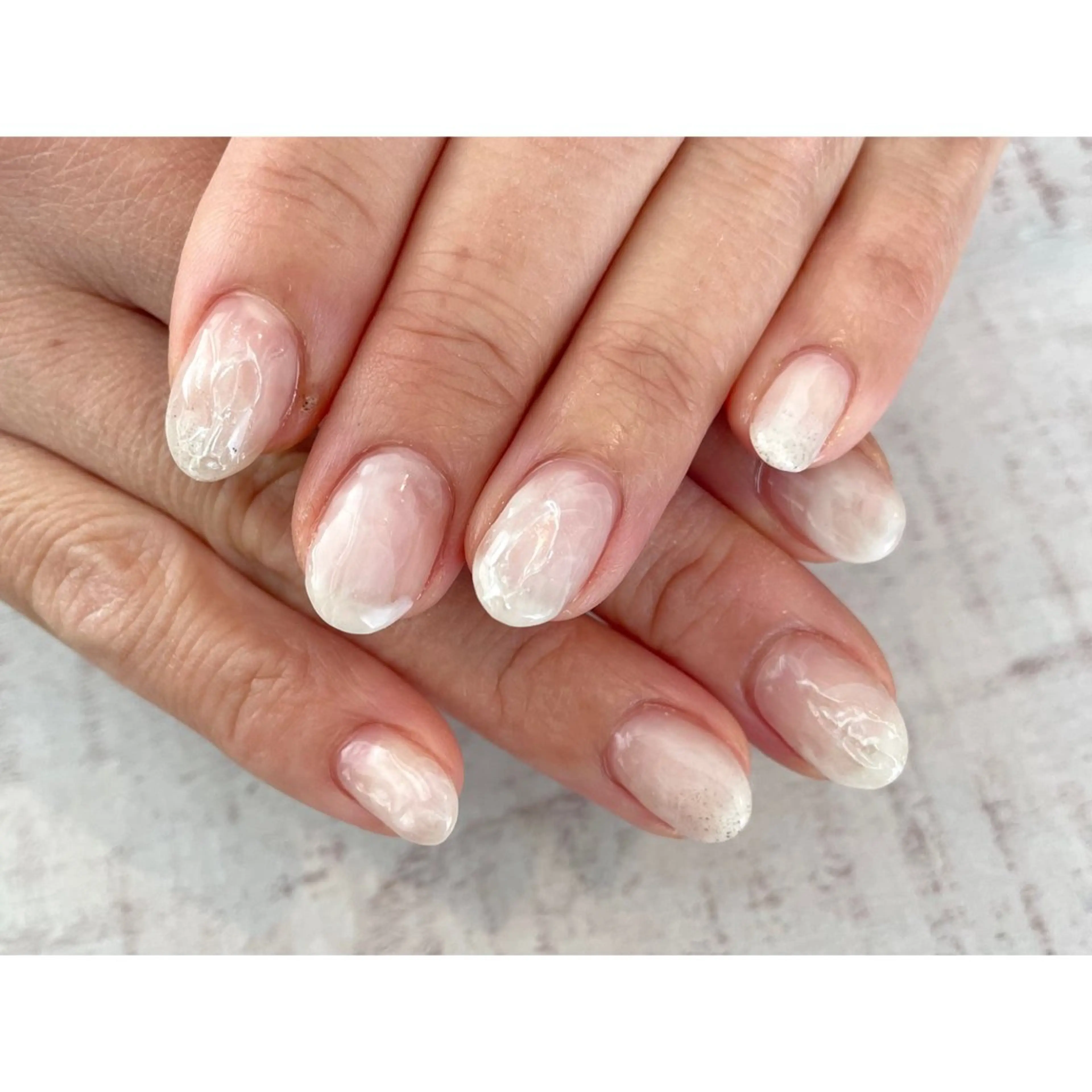 ネイル ハンドネイル 𖡼 yumenoのネイルデザイン