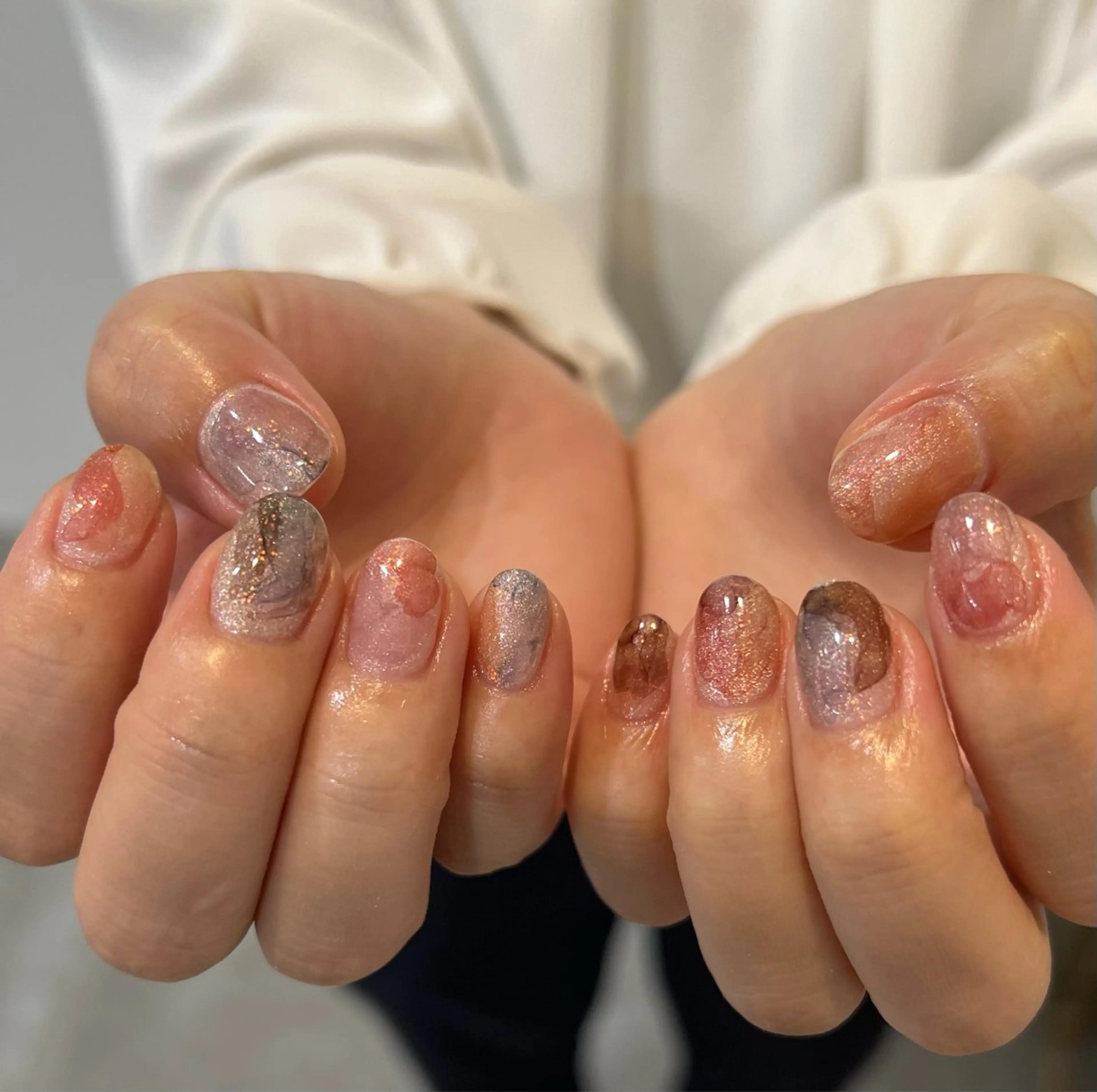 ネイル ハンドネイル miyuu 𓂃🫧‪のネイルデザイン