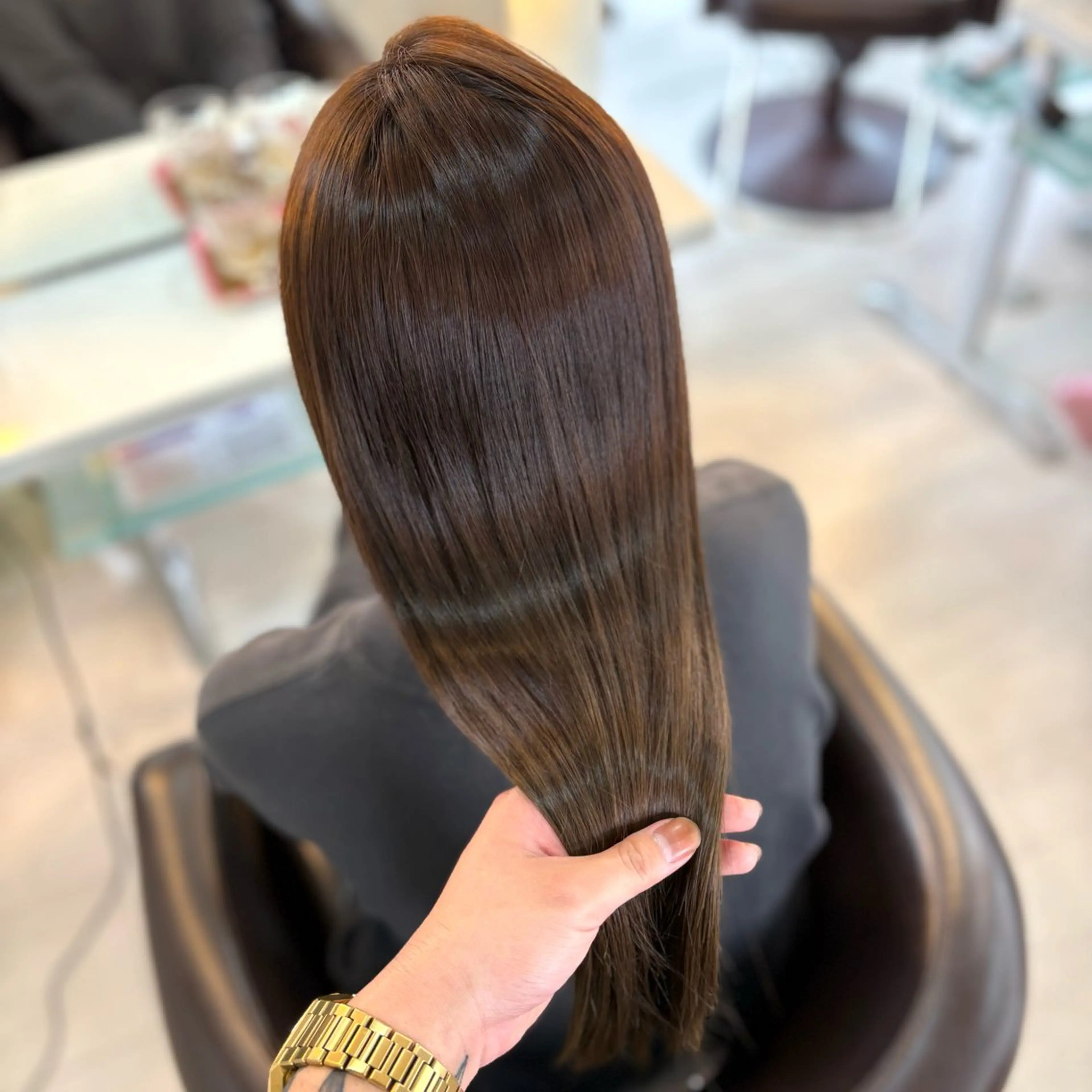 ロング カット ヘアカラー トリートメント 🇺🇸ハイライト 🌵satsukiのヘアスタイル