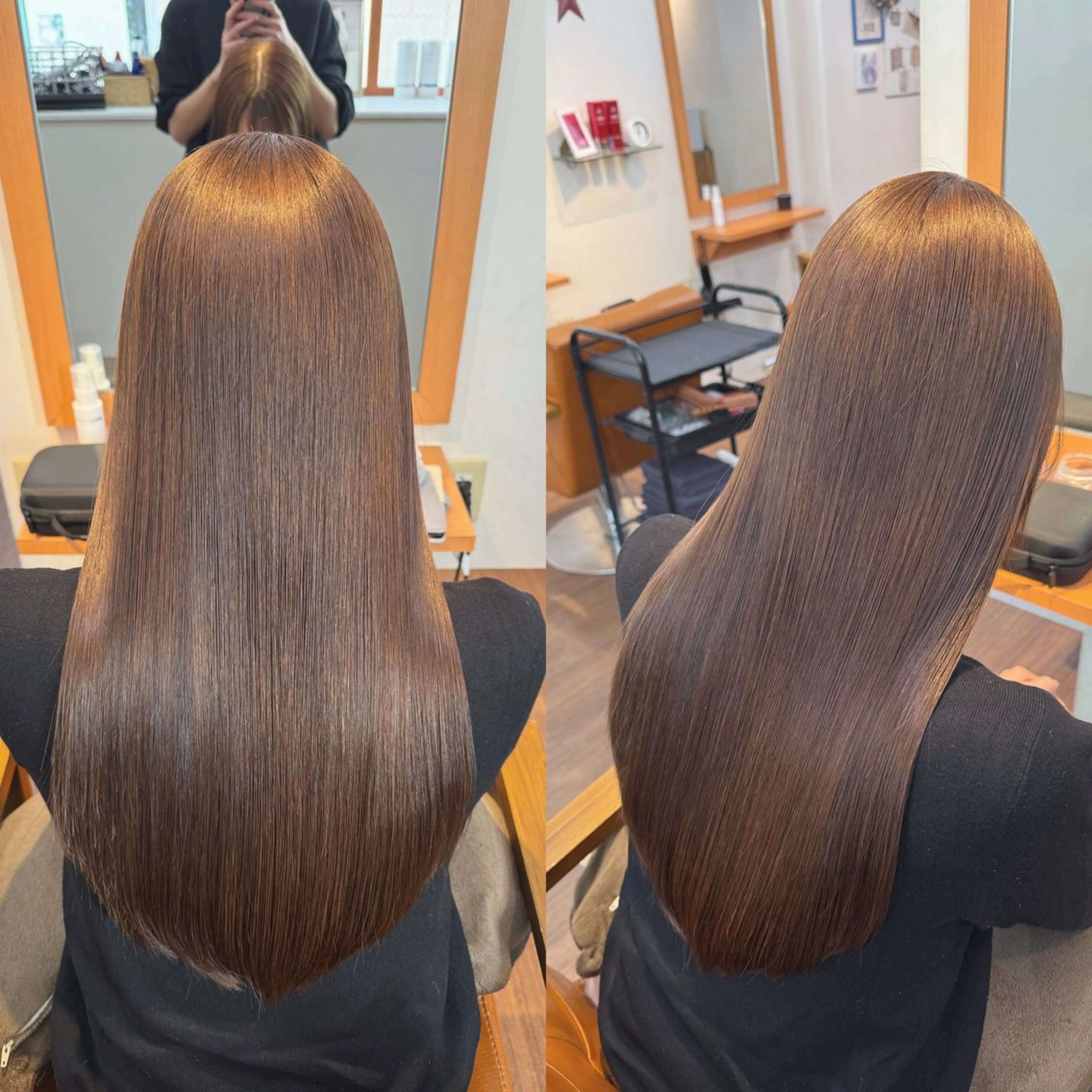 ロング カラー パーマ カット ヘアカラー 縮毛矯正 トリートメント 蒲田TSUJINO/ 縮毛矯正/髪質改善のヘアスタイル