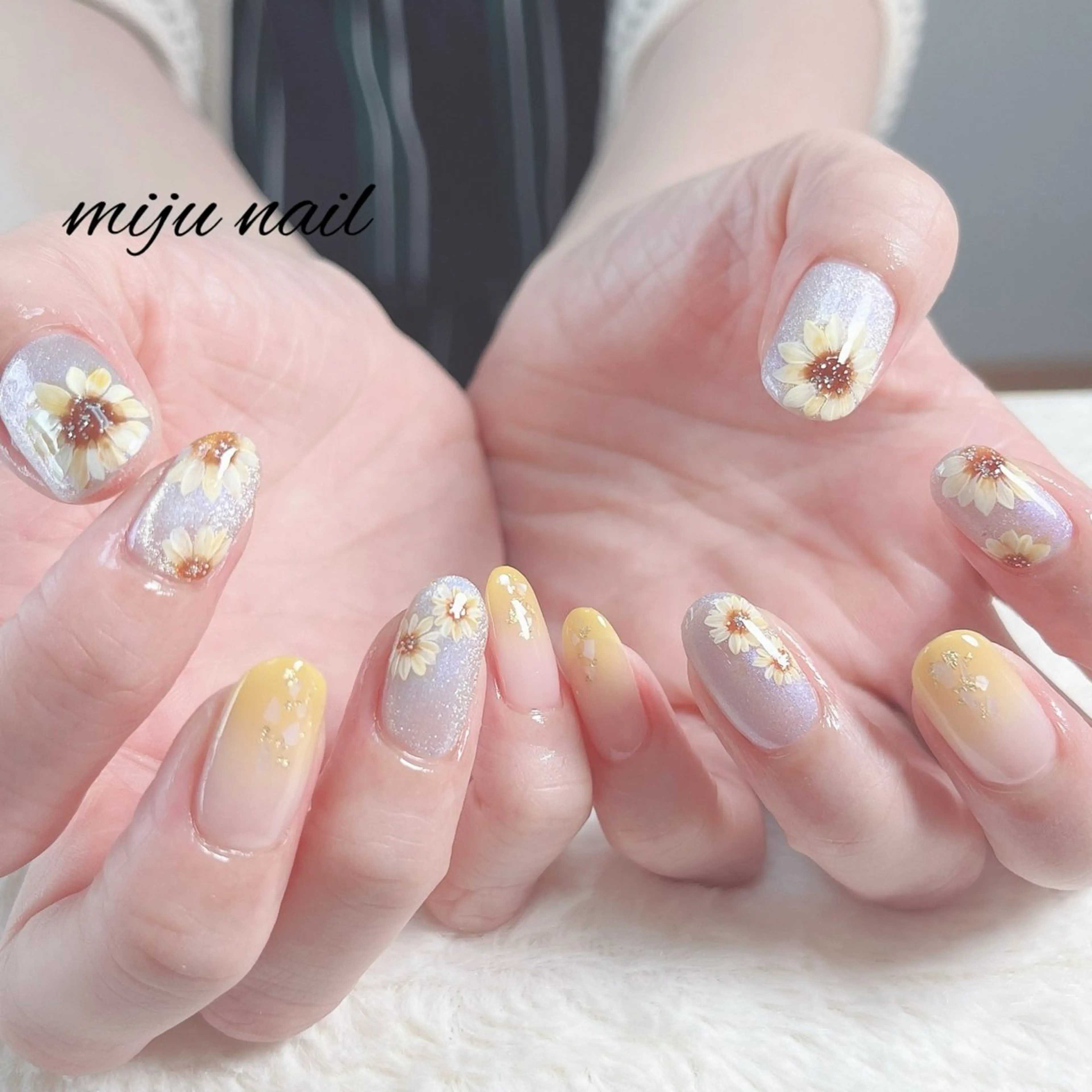 ネイル ❁miju nail 大人上品/自爪育成のネイルデザイン