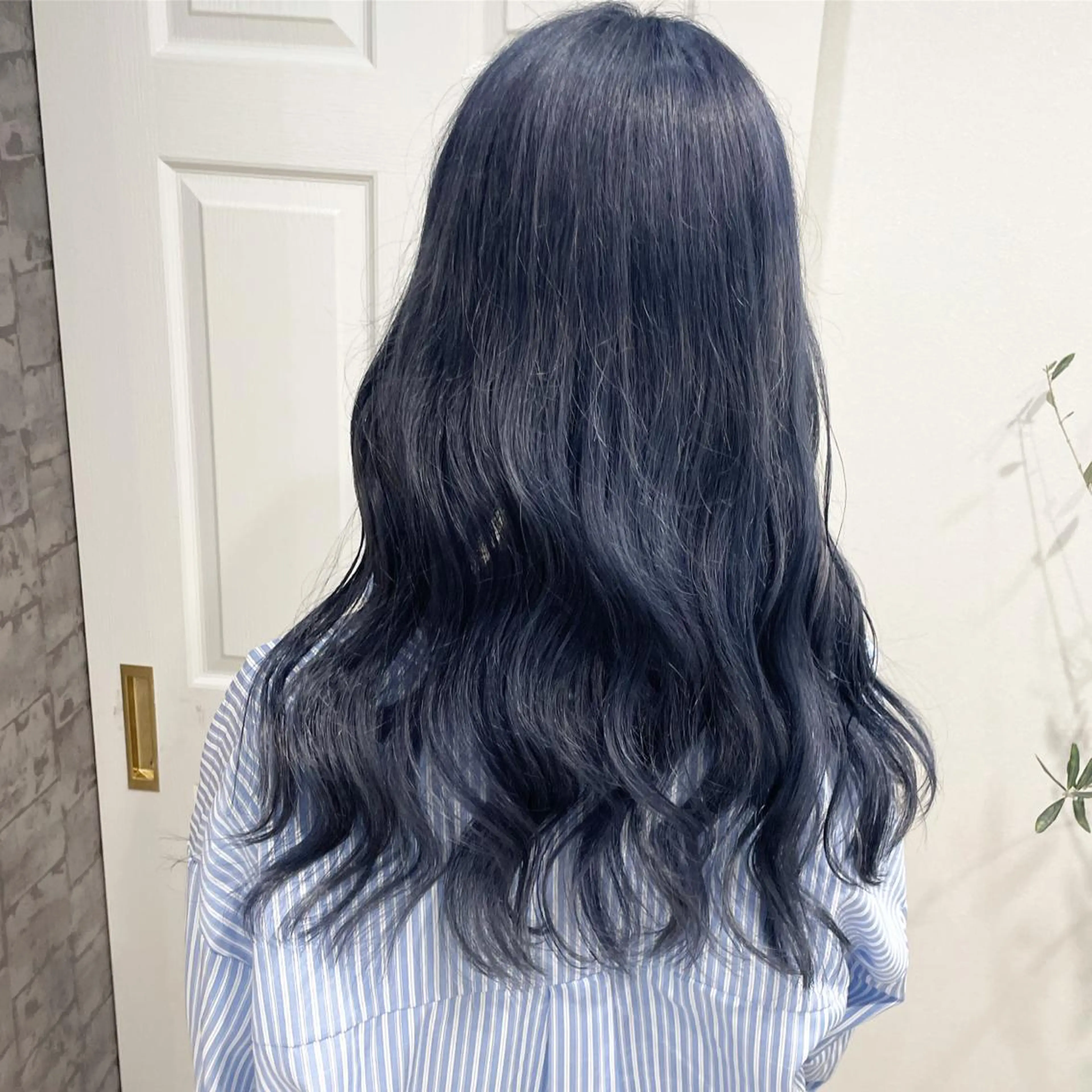 ロング rina／ベージュ ワンホン/韓国ヘアのヘアスタイル