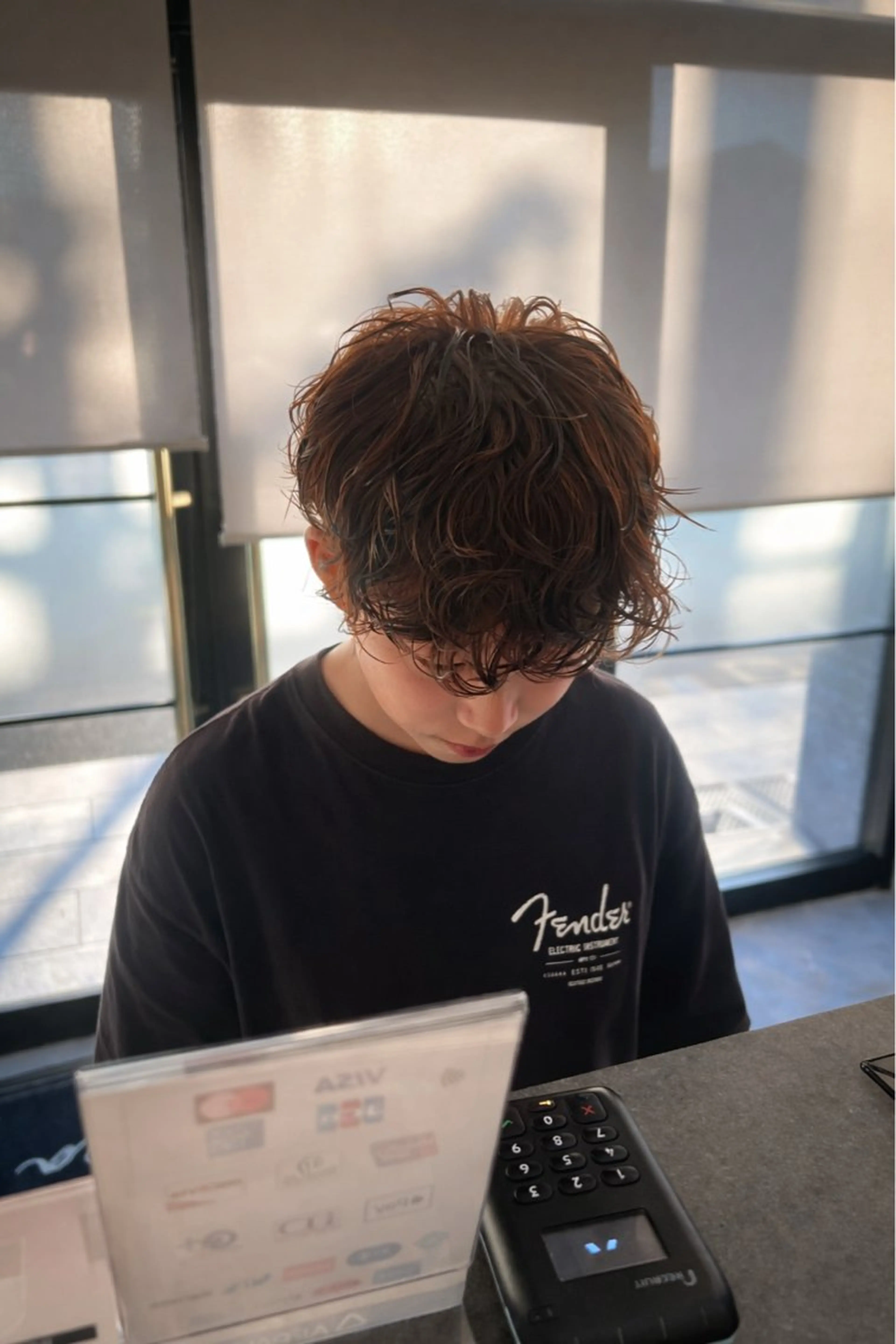 パーマ カット パーマ トリートメント RIENS Xrea nanamiのヘアスタイル