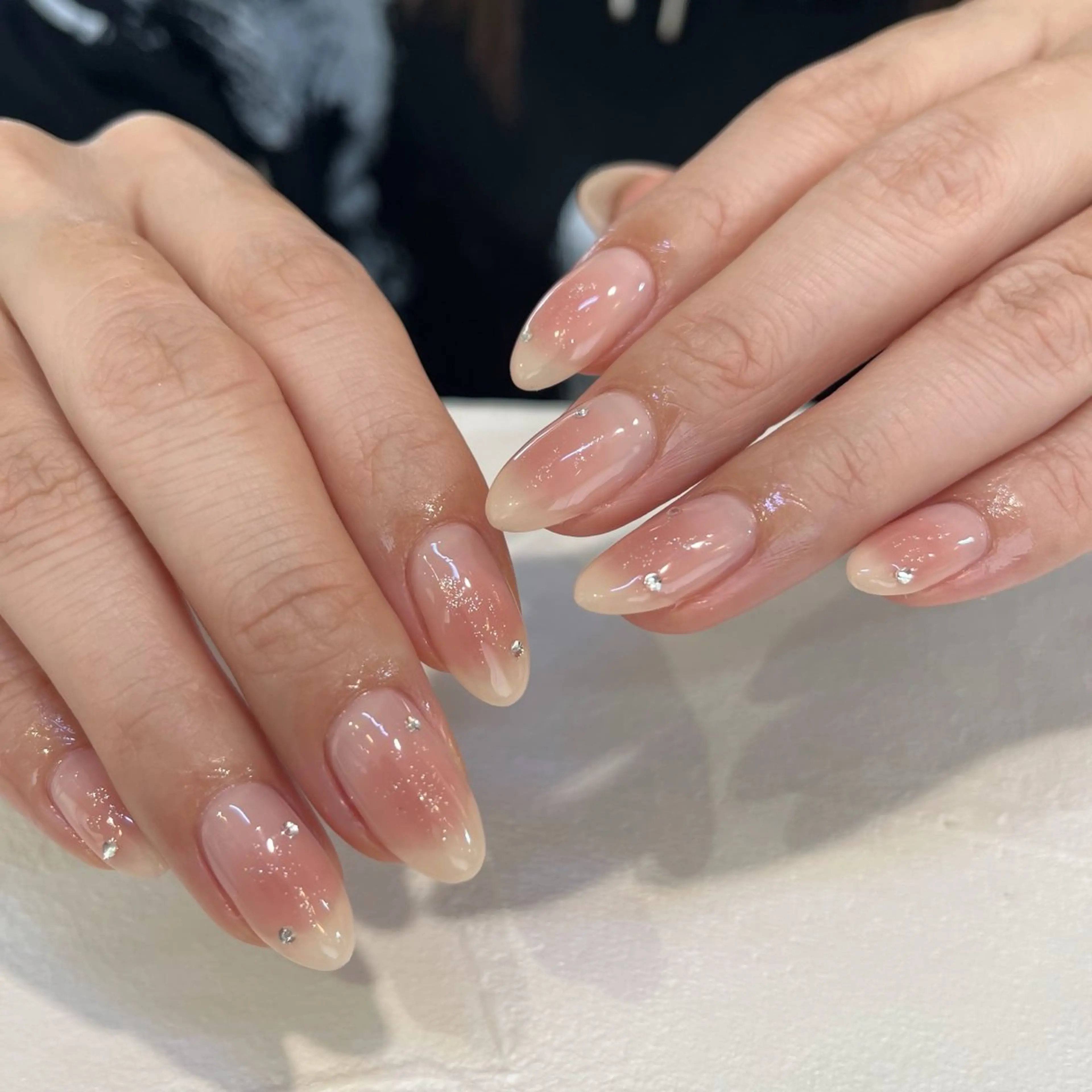 大人気チークネイル🍑💕オフがある場合は事前にお伝え下さい!の写真