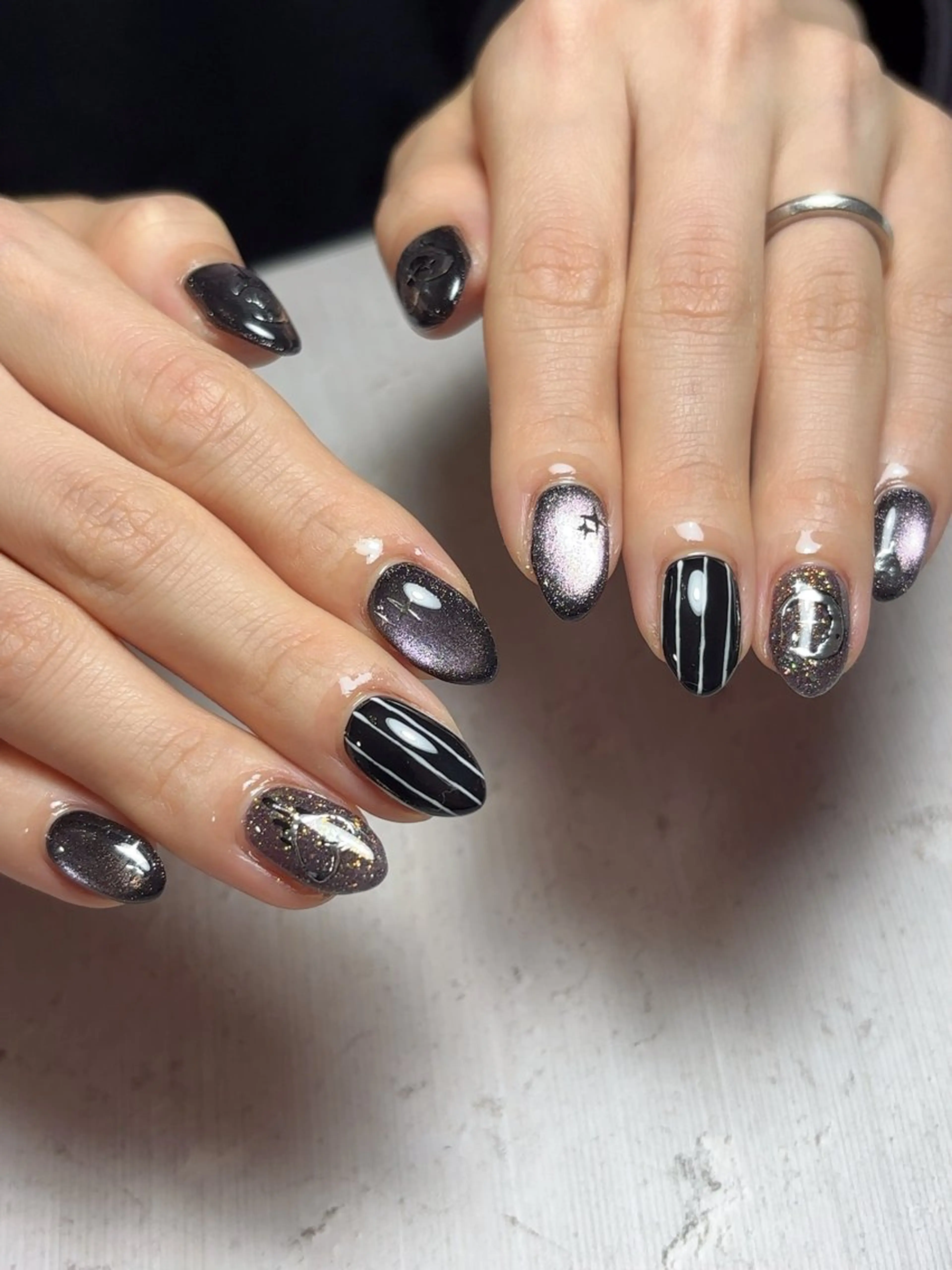 ネイル ハロウィン ella nail AIのネイルデザイン