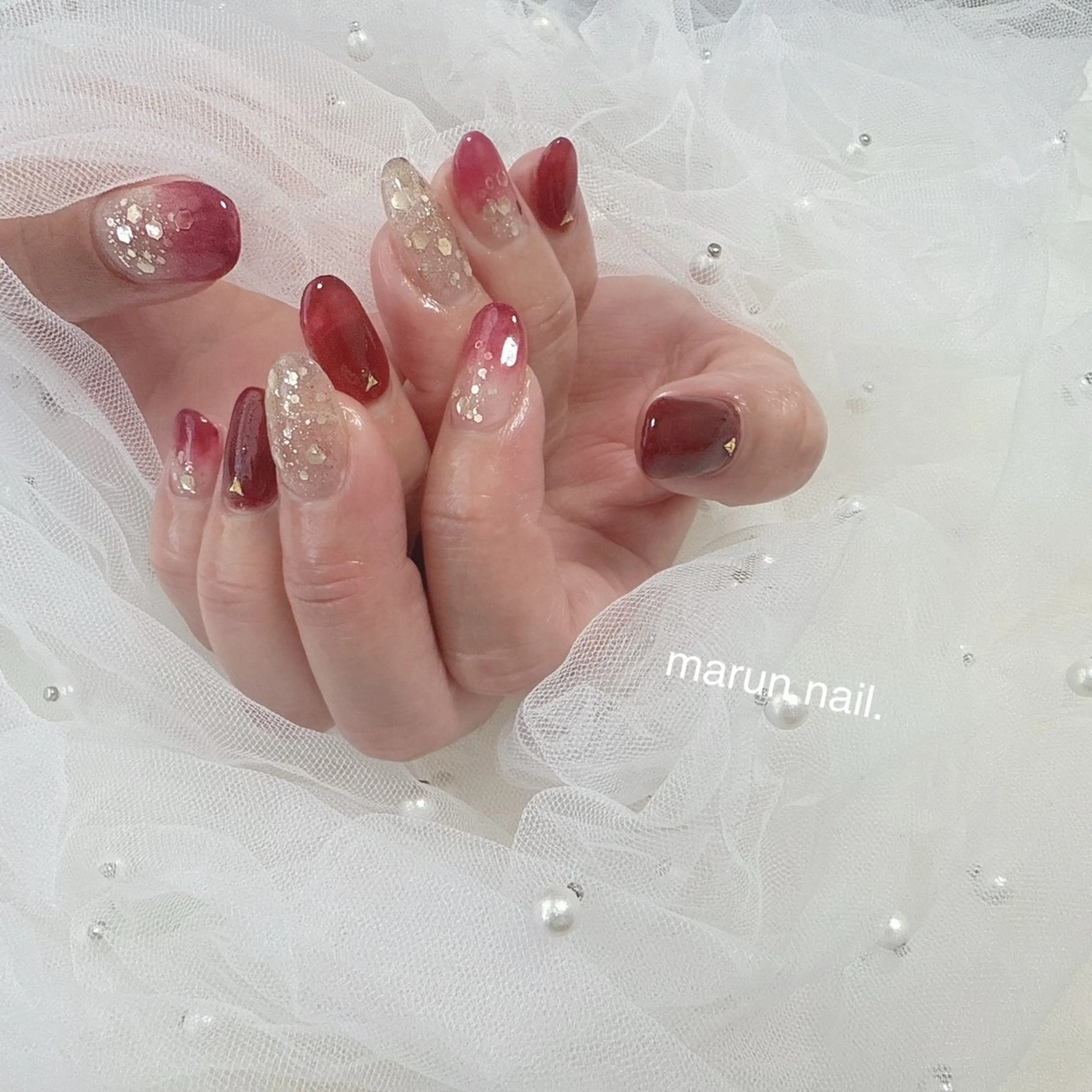 ネイル ハンドネイル marun._ megumi.のネイルデザイン