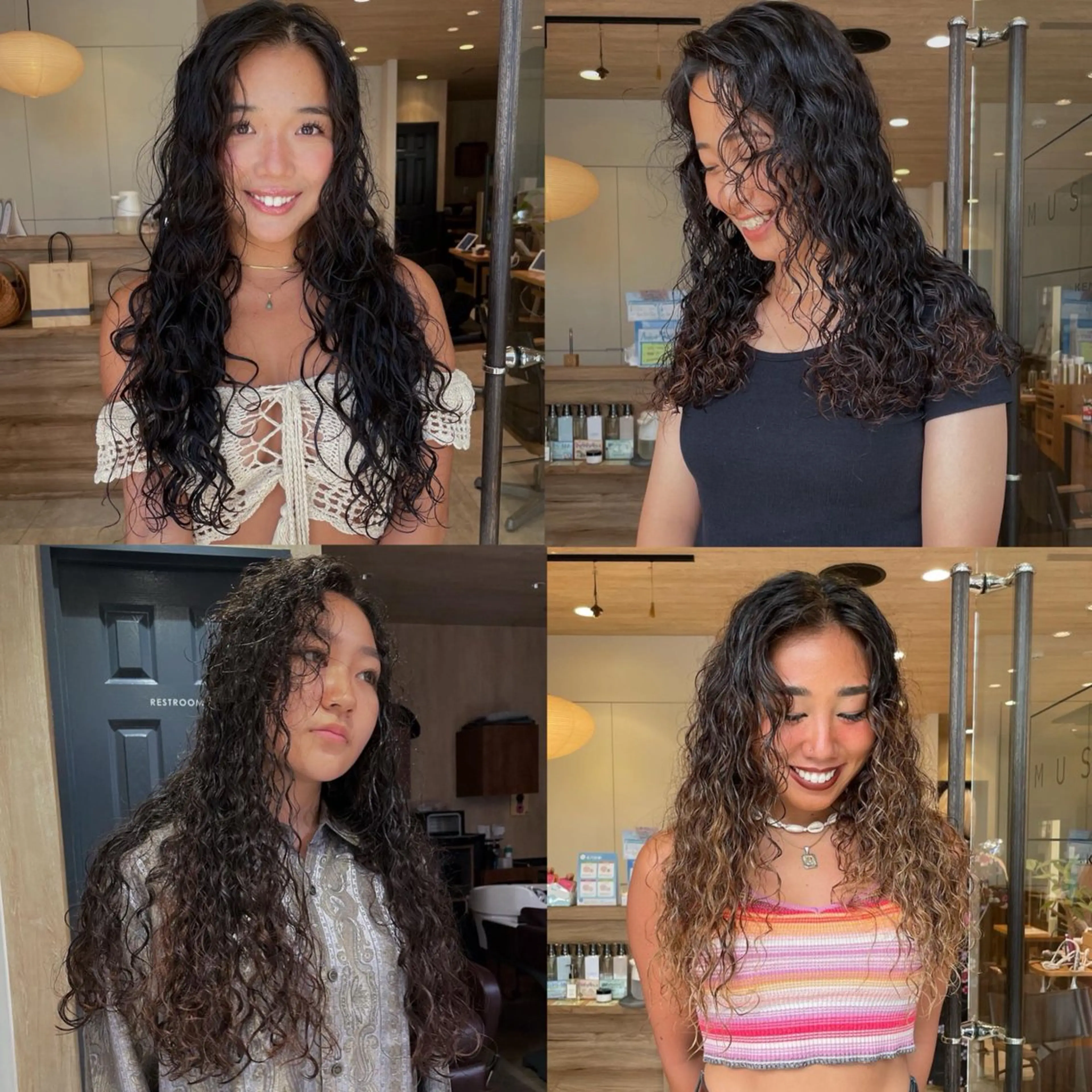 ロング パーマ カット パーマ パーマ指名No1 /namiのヘアスタイル