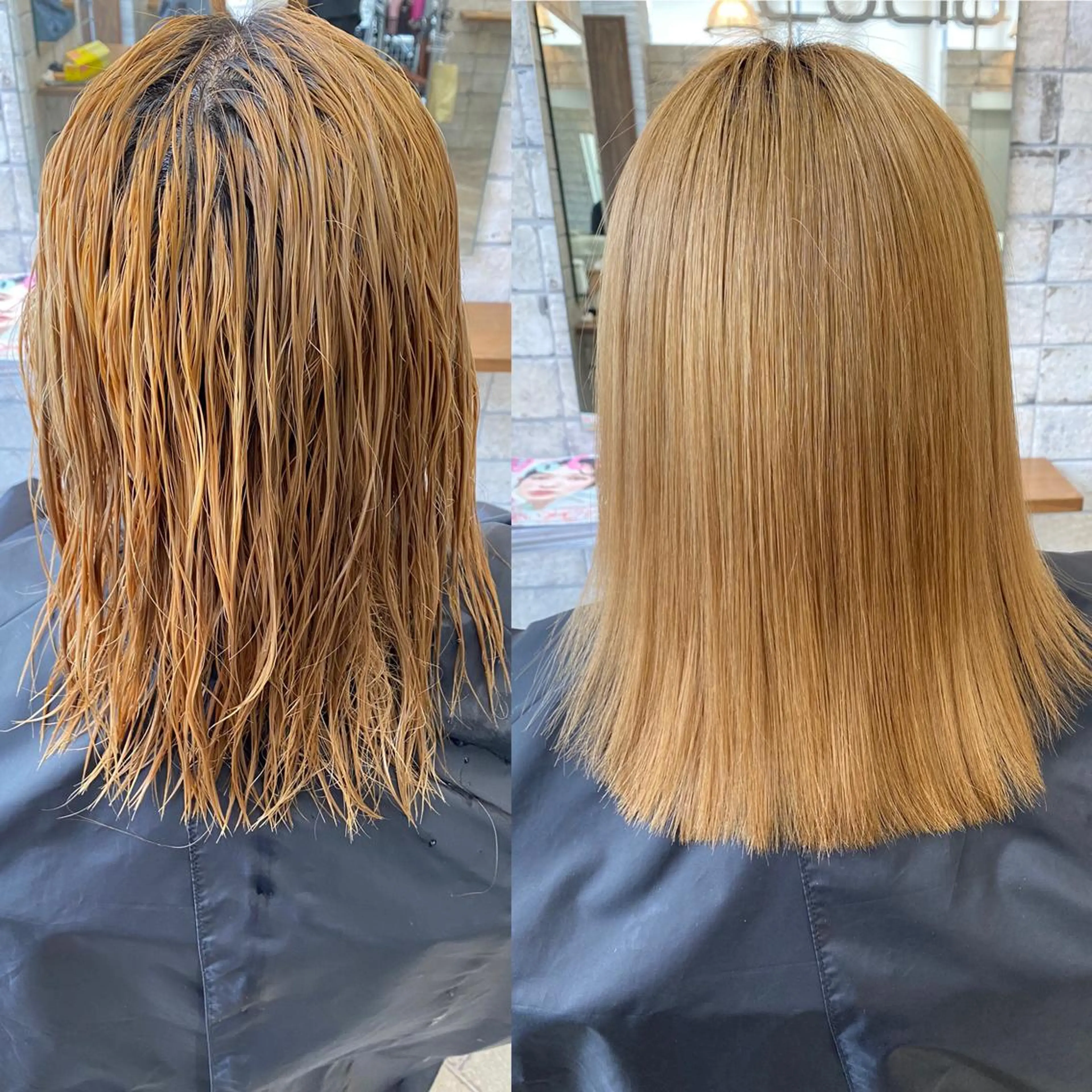 骨格矯正カット& うるツヤ縮毛矯正& 3stepオッジオットトリートメント🌈の写真